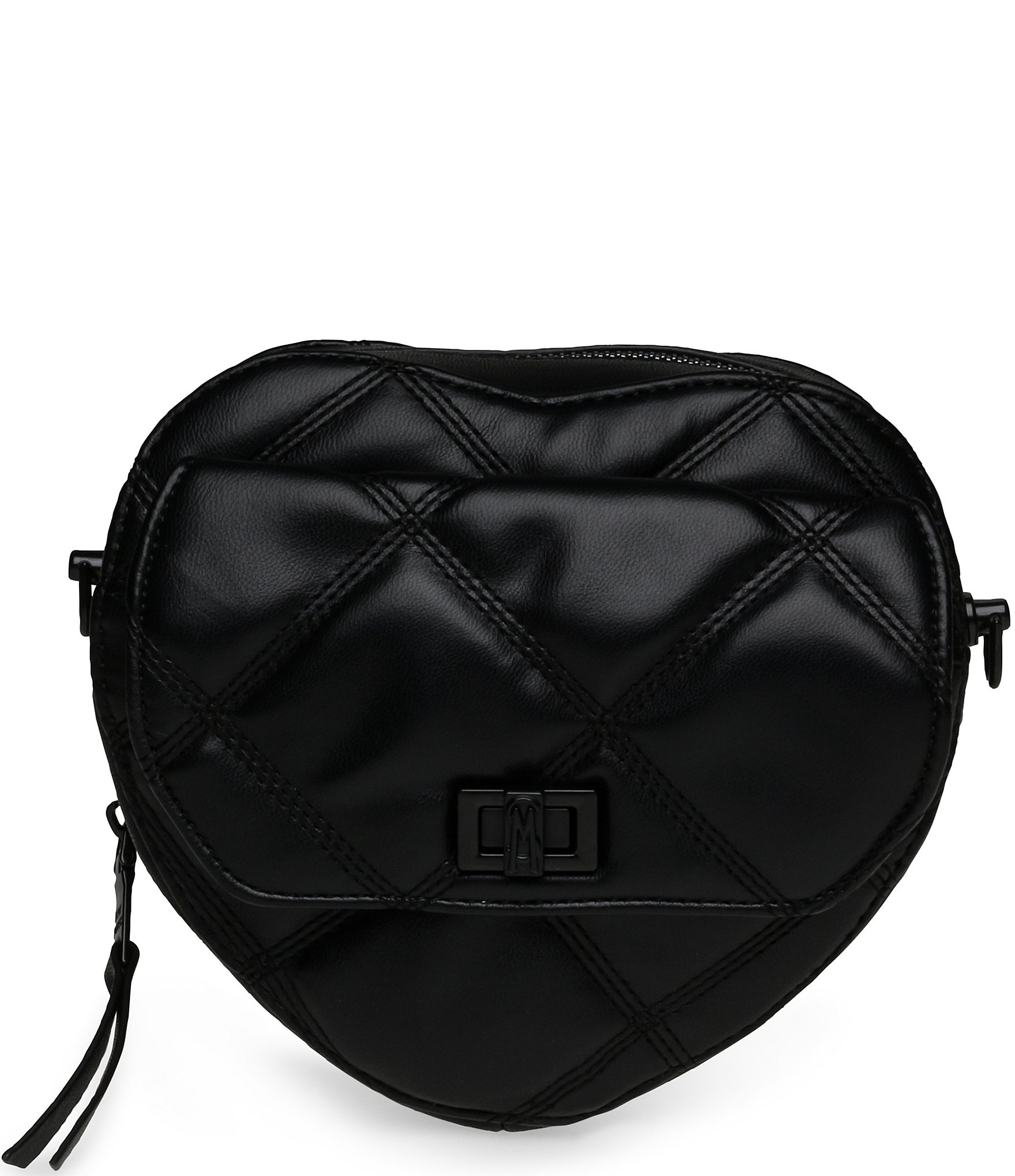Steve Madden Purse Crossbody Quilted Belian Black Retail $88 New w Tags