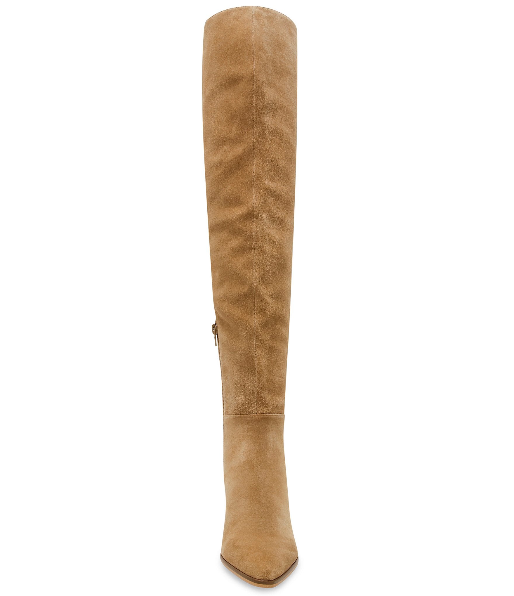 Steve Madden Bramble Suede Over-the-Knee Point Toe Boots