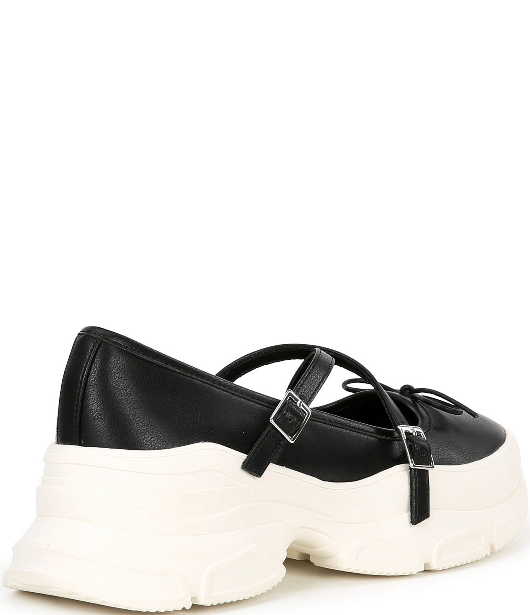 Steve Madden Broder Sporty Platform Double Strap Mary Janes