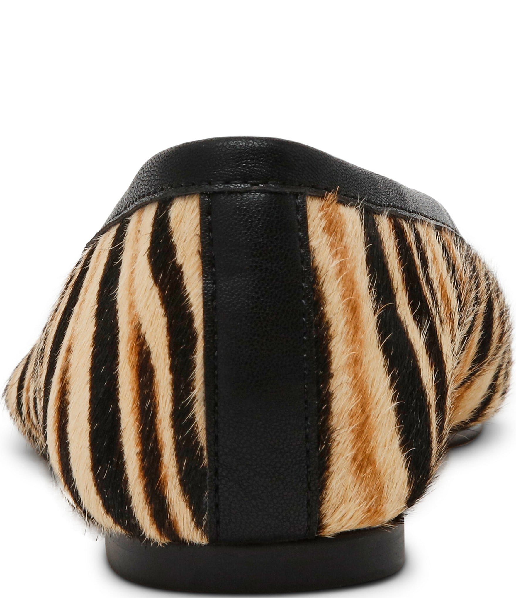 Steve Madden Calico Tiger Print Haircalf Split Toe Ballet Flats