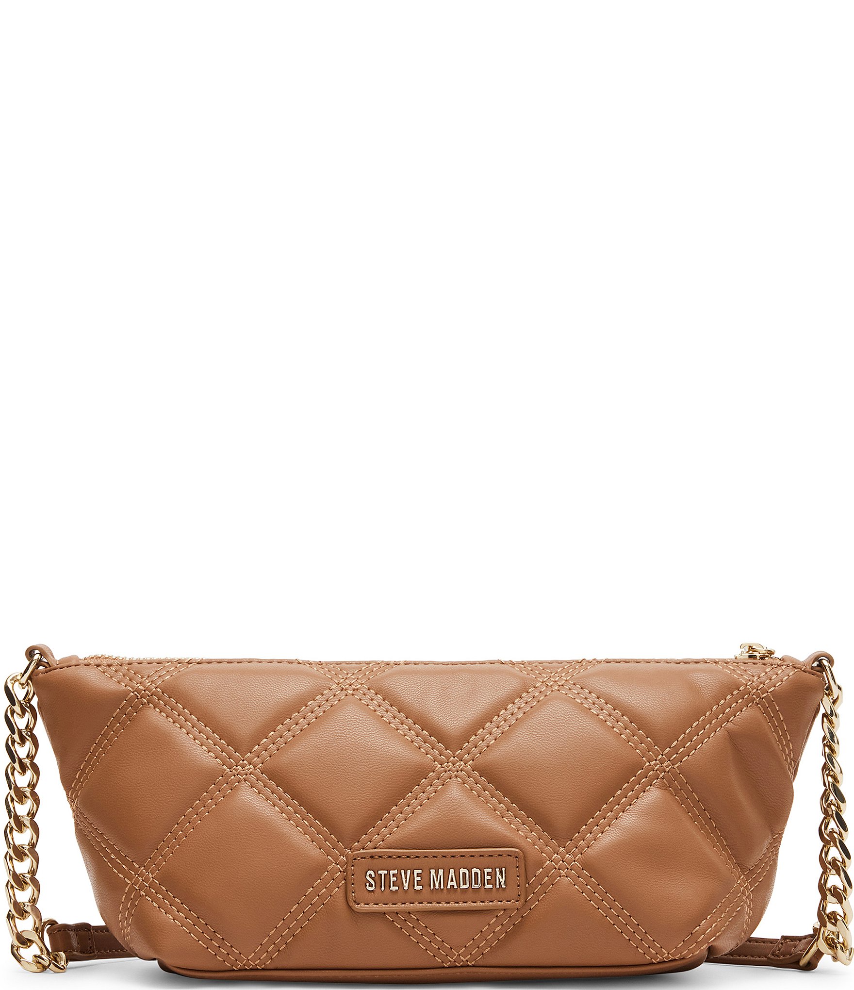 Steve Madden Candi Gold Chain Quilted Shoulder Bag