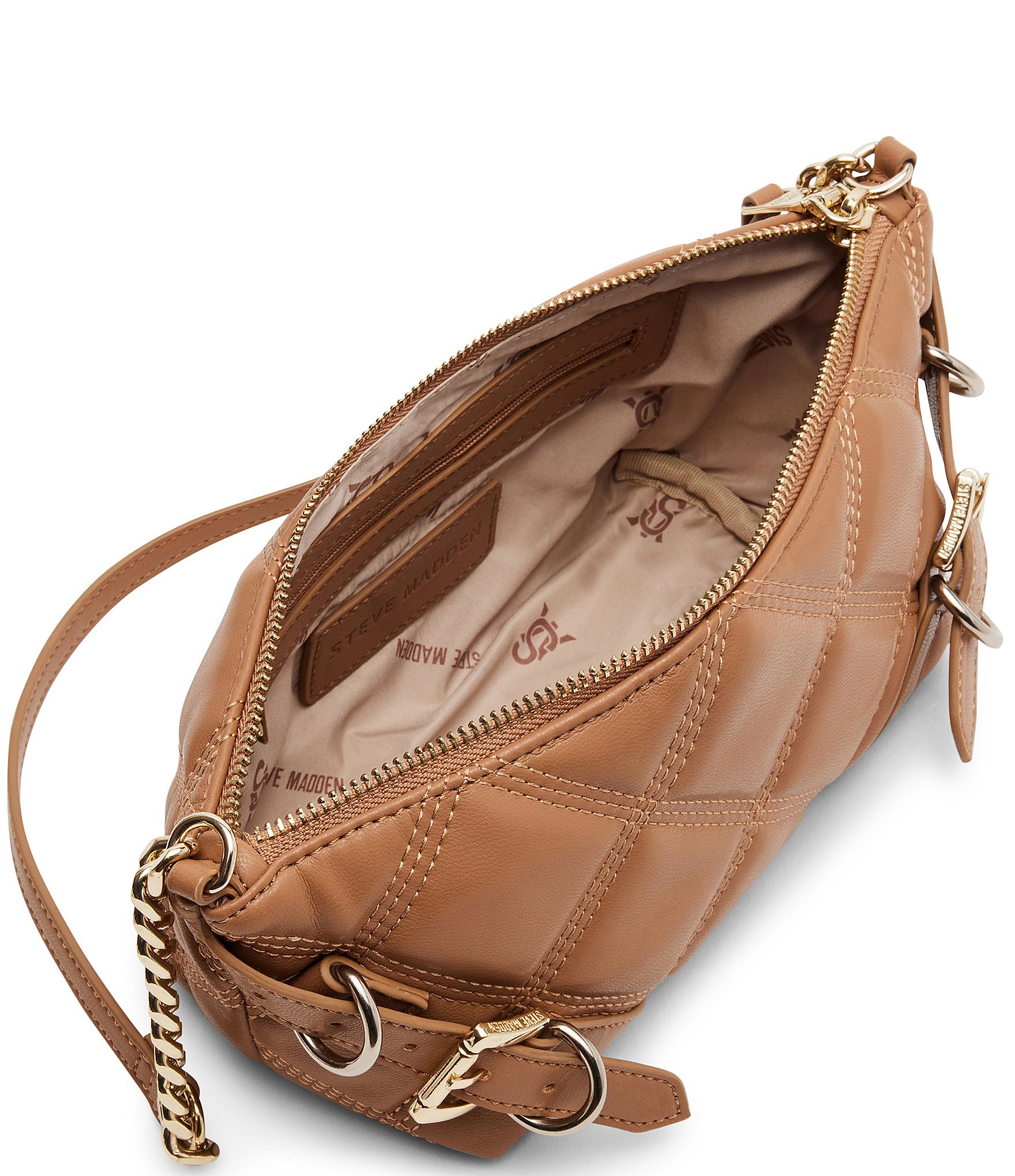 Steve Madden Candi Gold Chain Quilted Shoulder Bag