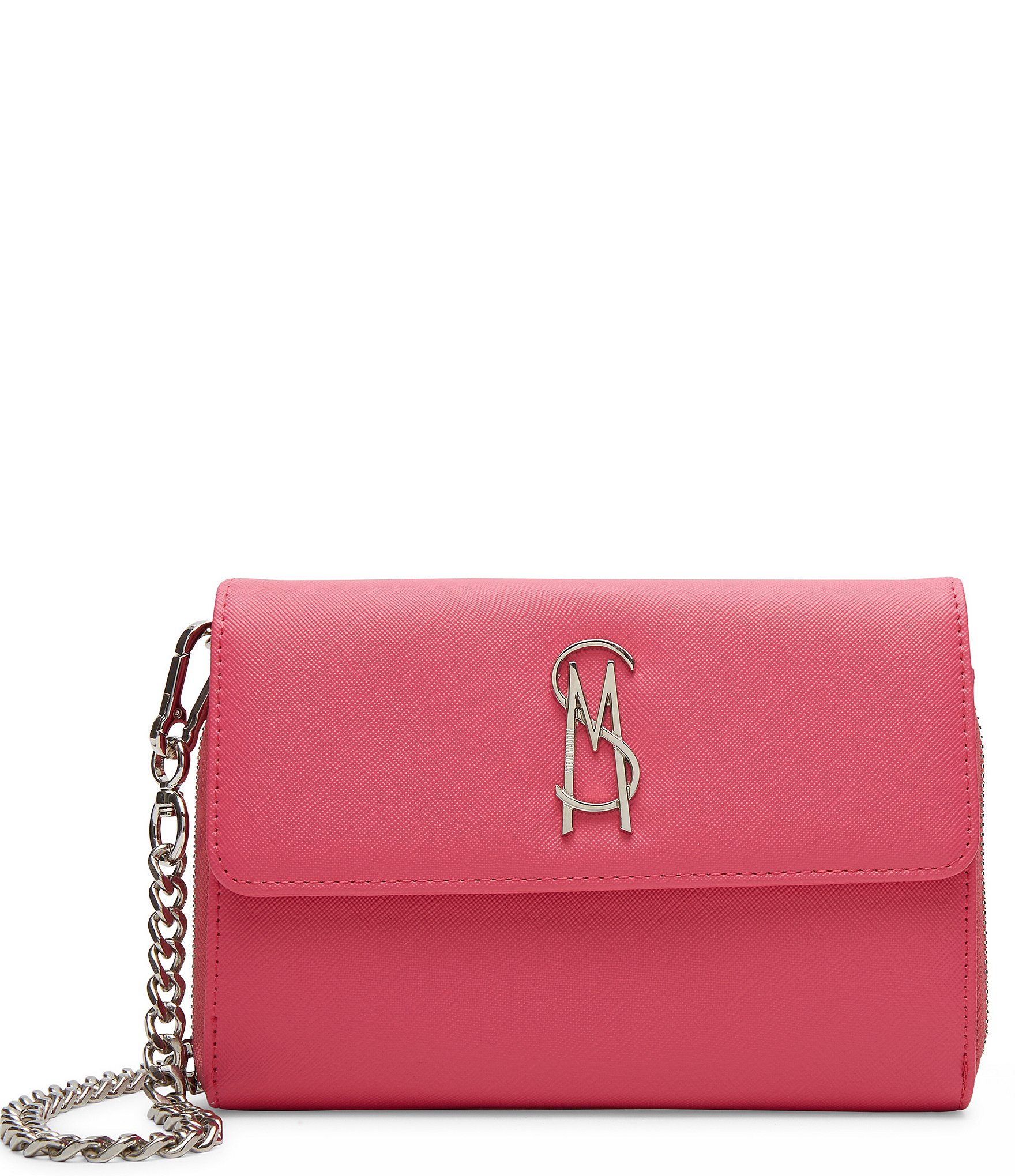 BURBERRY TB Chain mini wallet Shoulder Bag Crossbody Leather pink