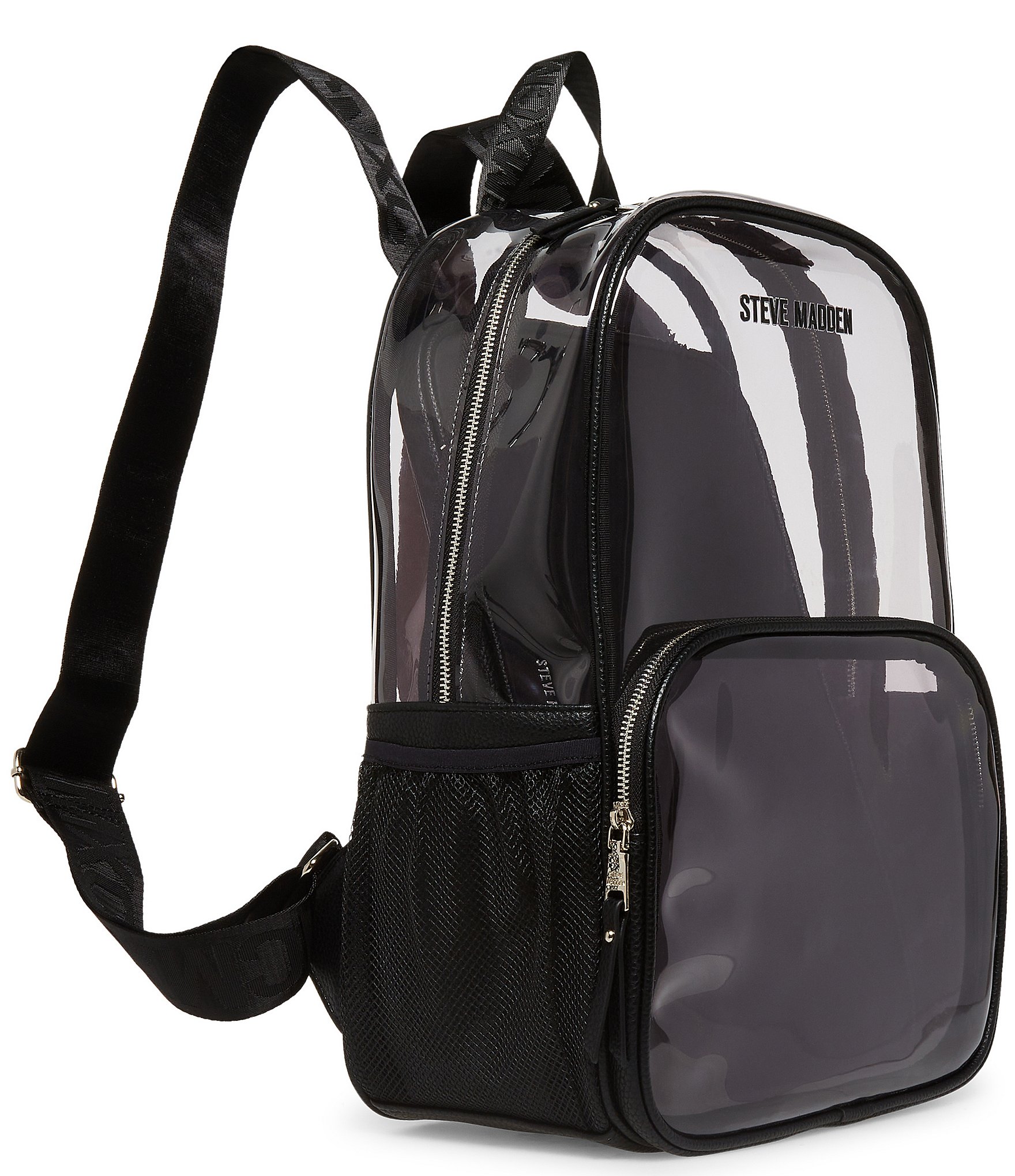 Steve Madden Clear Backpack with Tech Pouch