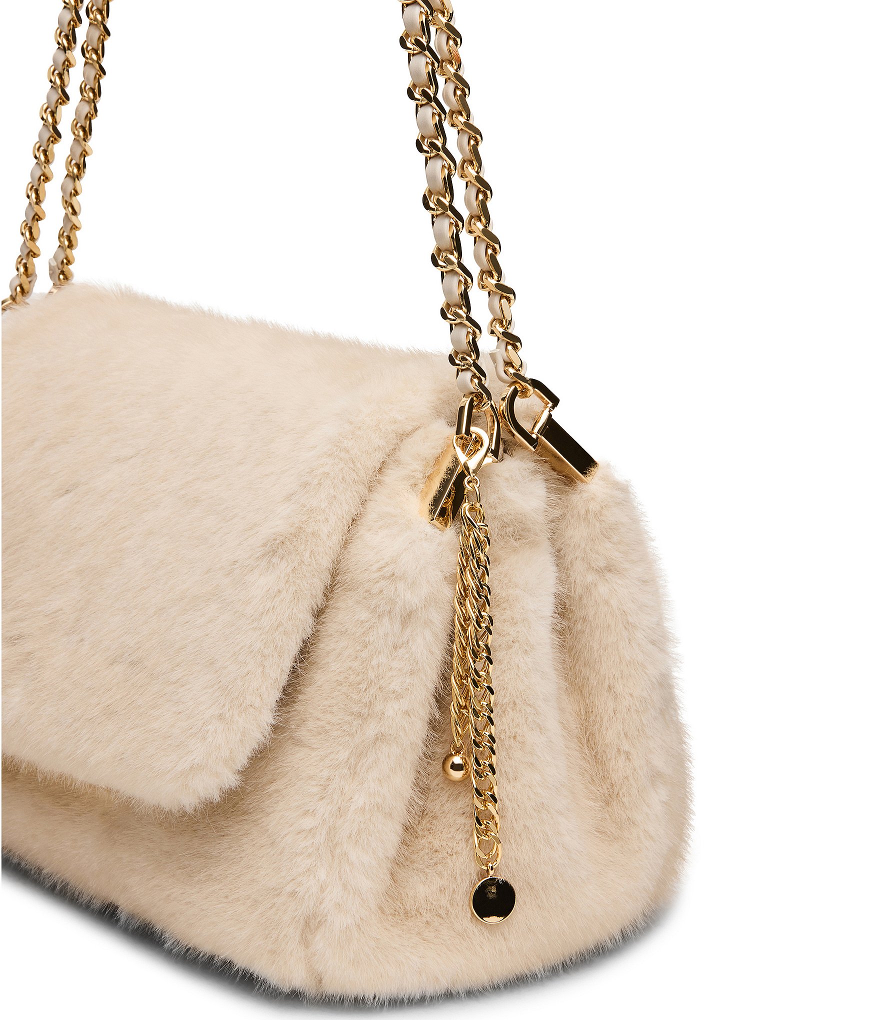 Steve Madden Colette Faux Fur Shoulder Bag