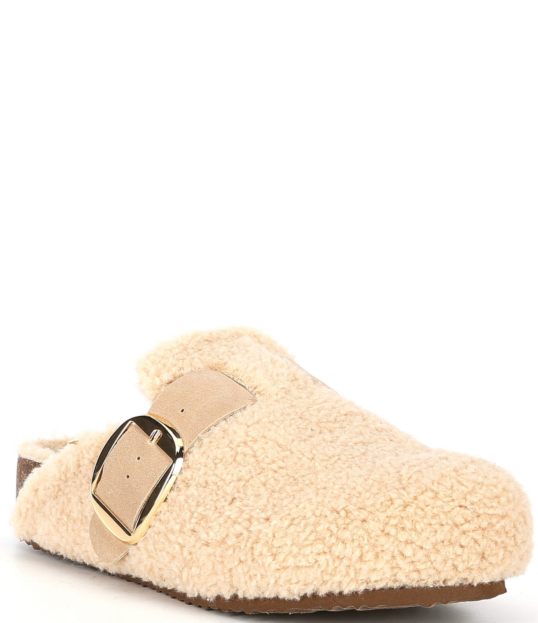 Amazon.com | Steve Madden Women's Skyler Flat Sandal, Clear Pearl, 6 | Flats