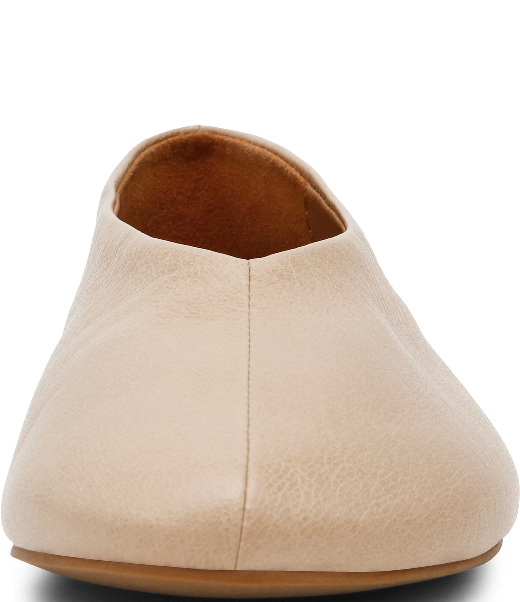 Steve Madden Cyntra Leather High Vamp Ballet Flats