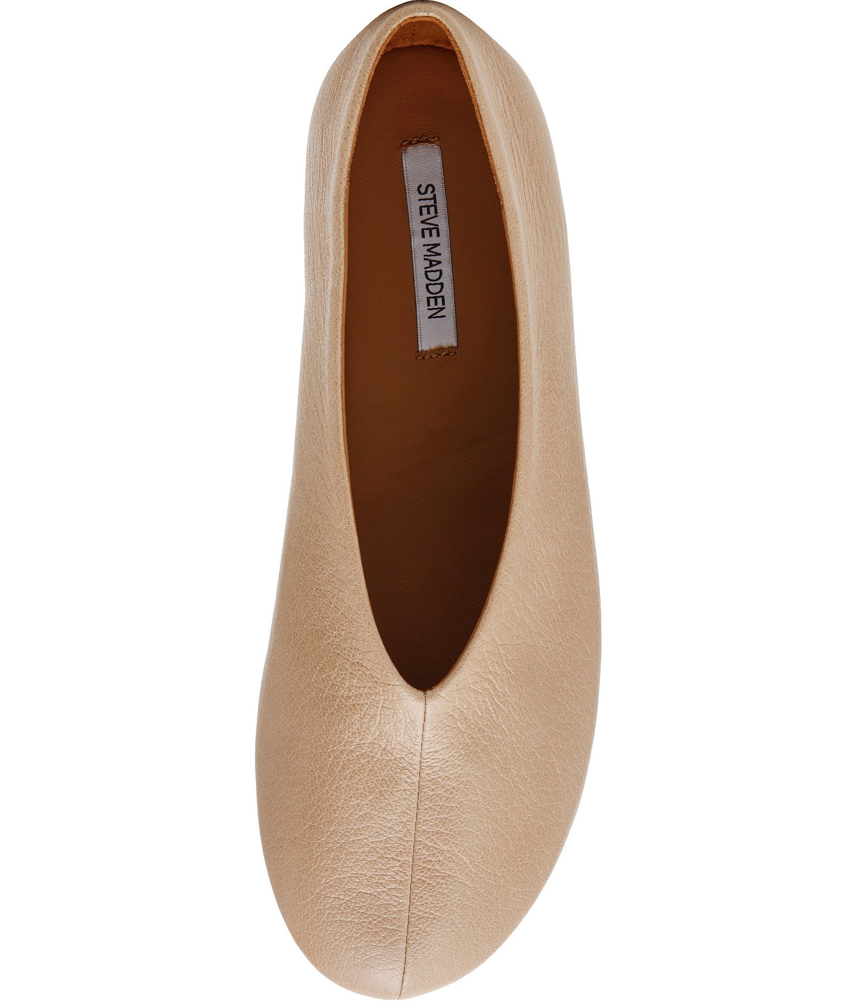 Steve Madden Cyntra Leather High Vamp Ballet Flats