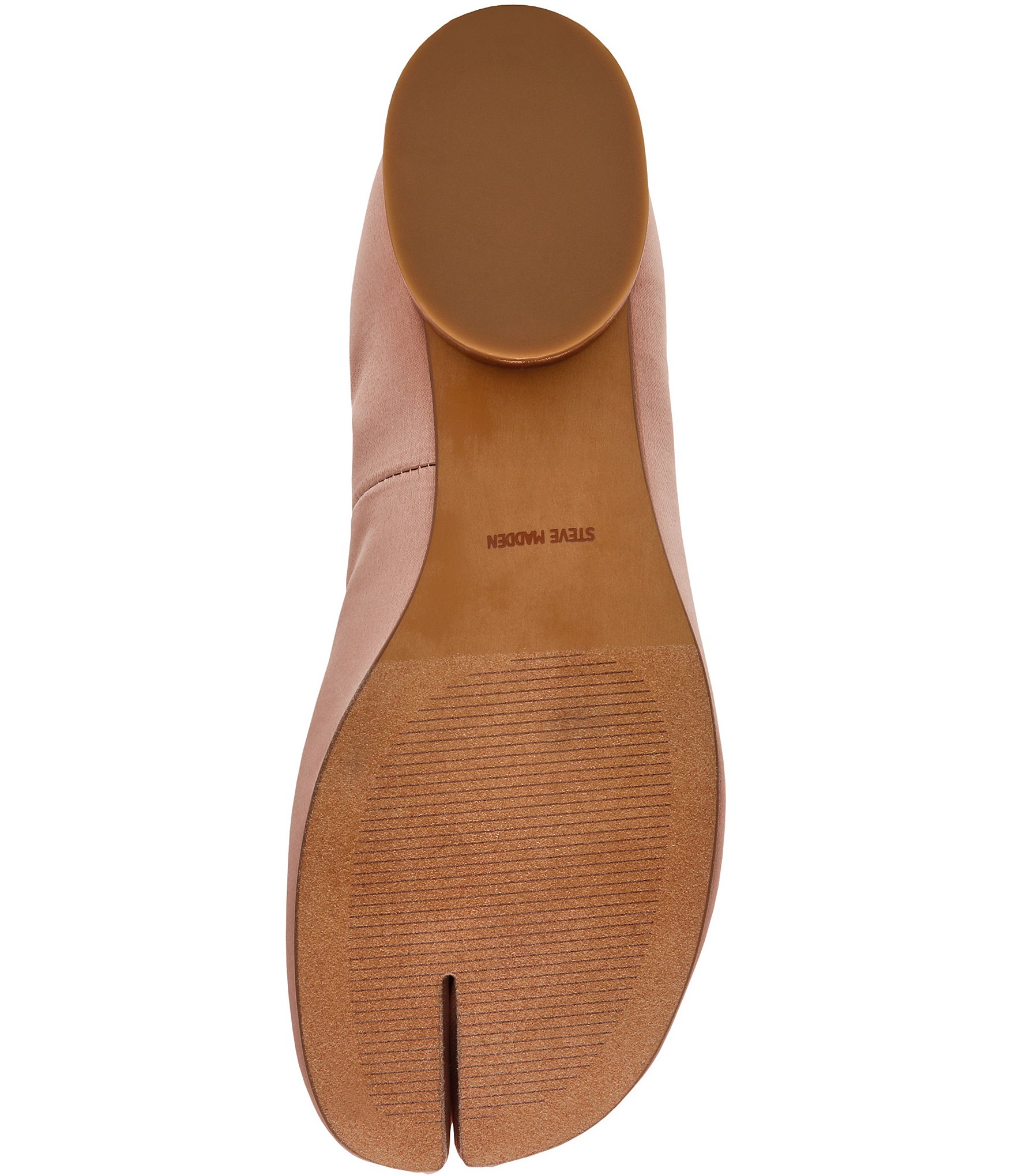Steve Madden Cyra Satin Split Toe Ballet Pumps