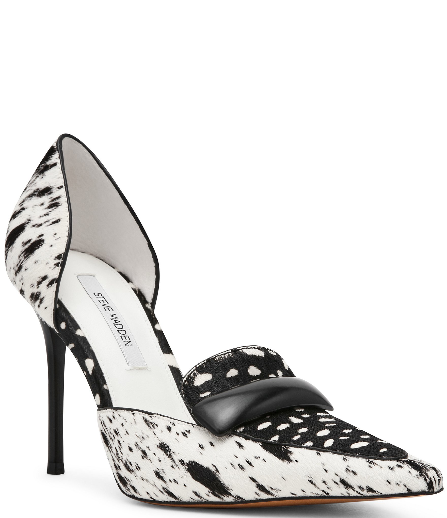 Steve Madden Delphini Faux Fur Pointed Toe Stiletto Pumps