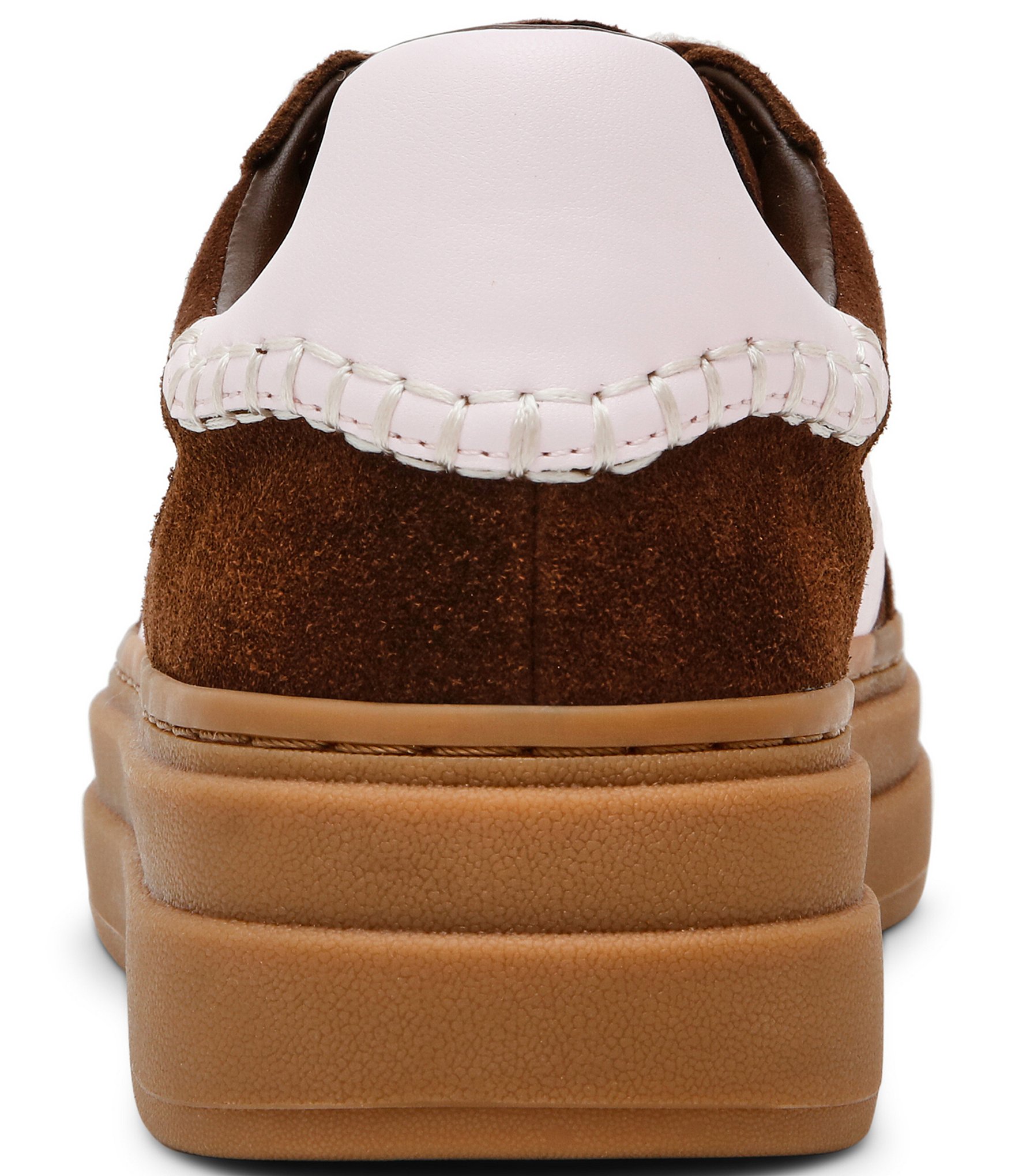 Steve Madden Dodge Suede Low Top Gum Sole Platform Sneakers