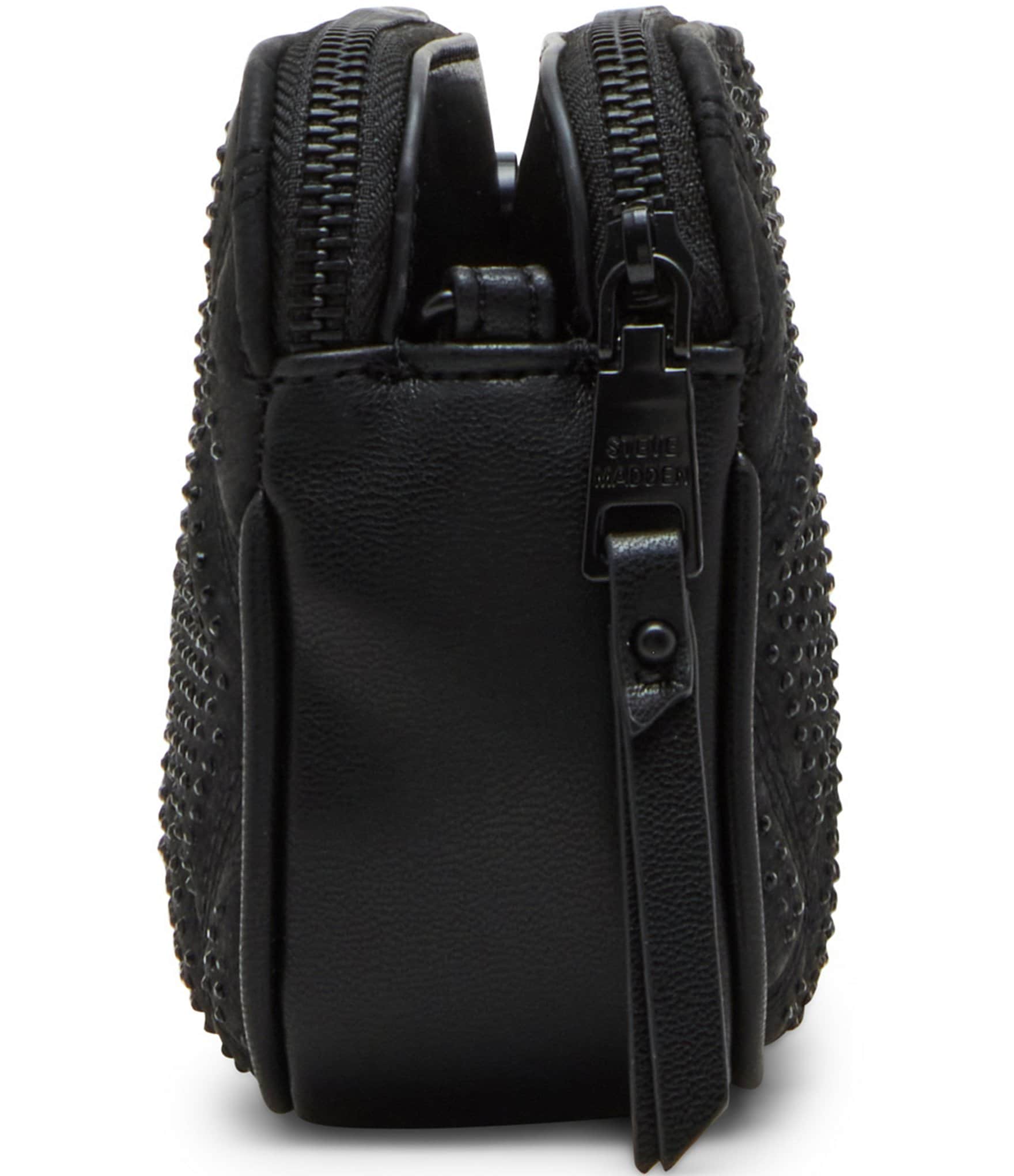 Steve Madden Double Zip Quilted Rhinestone Crossbody Bag Steve Madden Double Zip Quilted Rhinestone Crossbody Bag