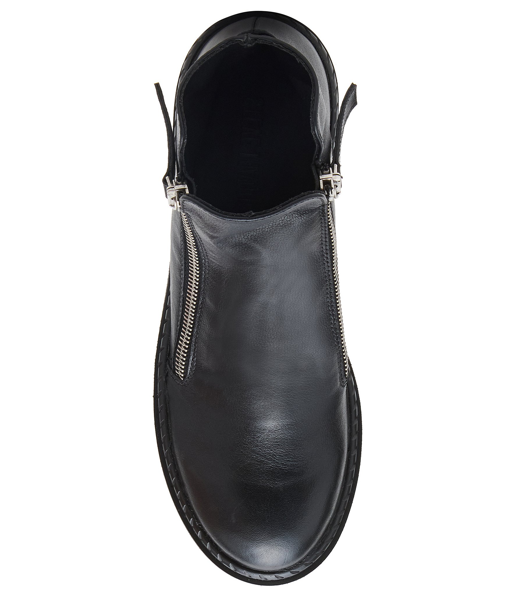 Steve Madden Drift Leather Moto Wedge Platform Booties