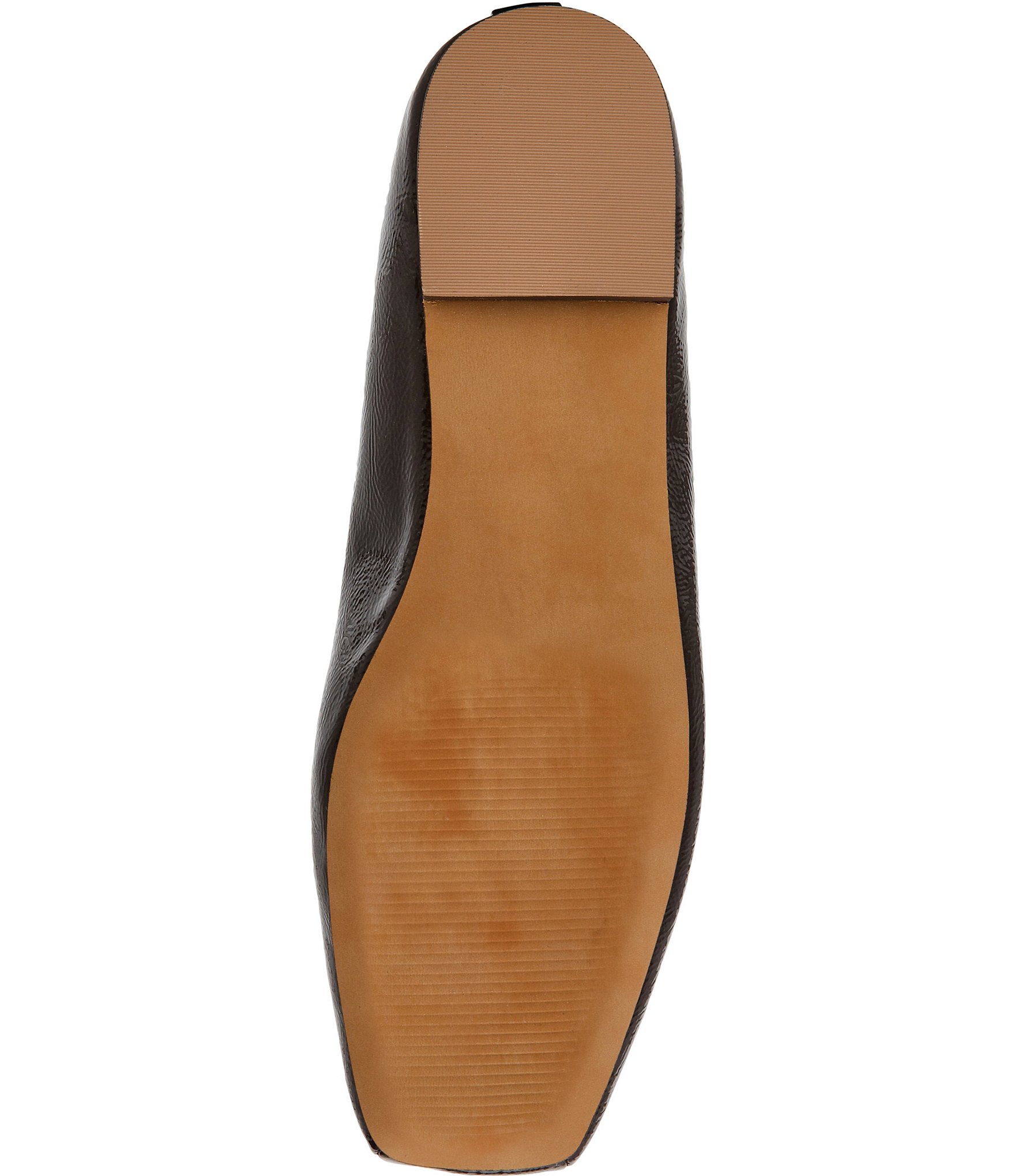 Steve Madden Eleve Patent Leather Square Toe Ballet Flats