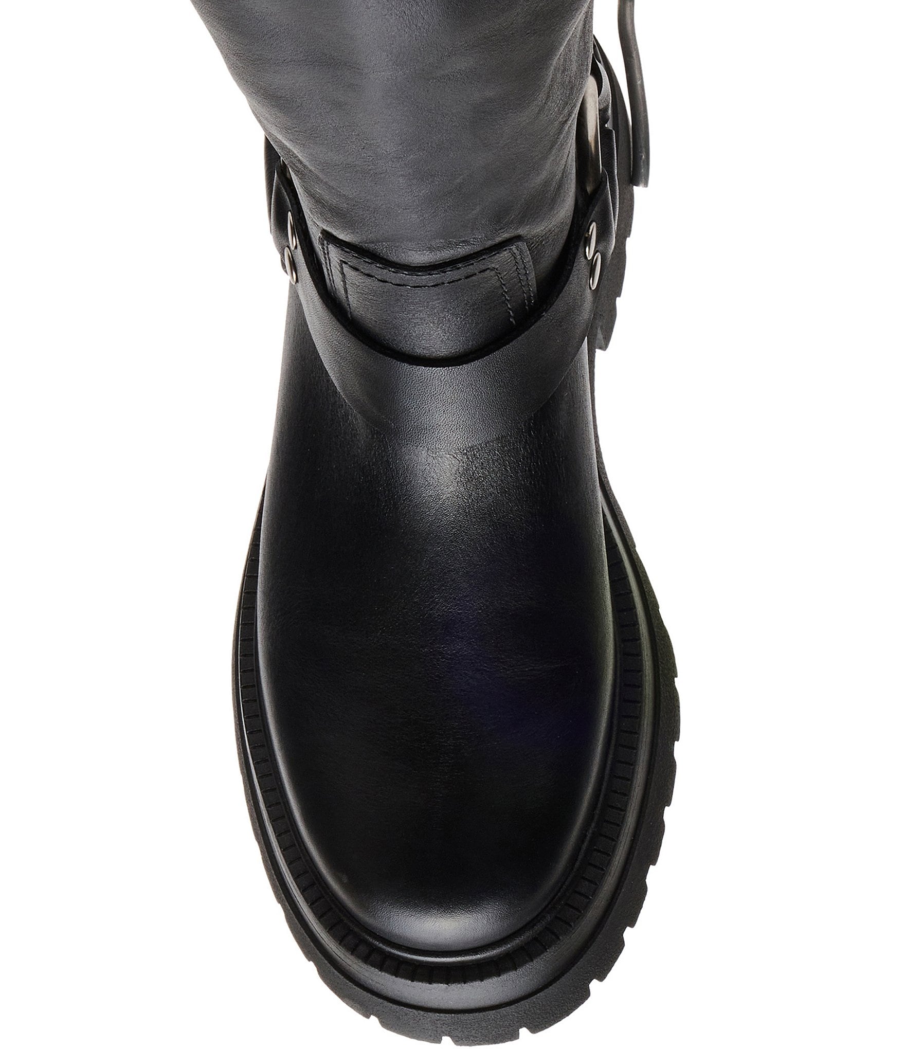 Steve Madden Everest Leather Tall Moto Engineer Boots