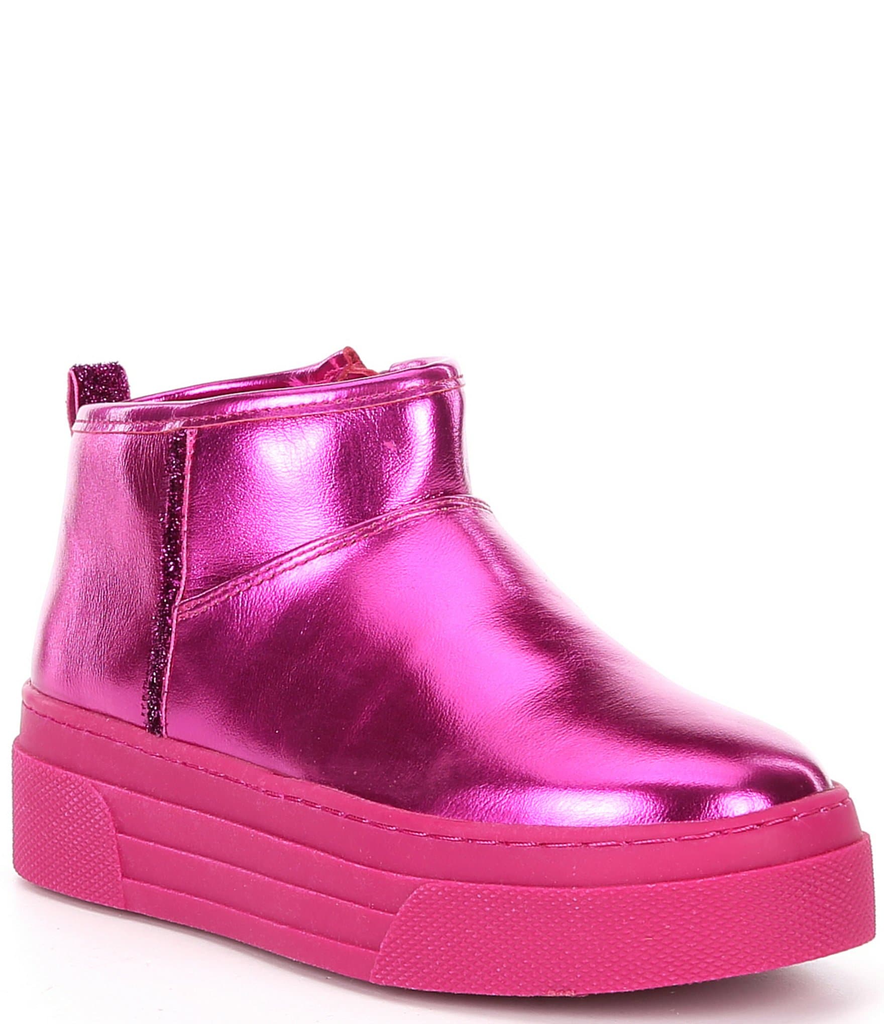 Faux-Leather Sneaker Boots for … curated on LTK