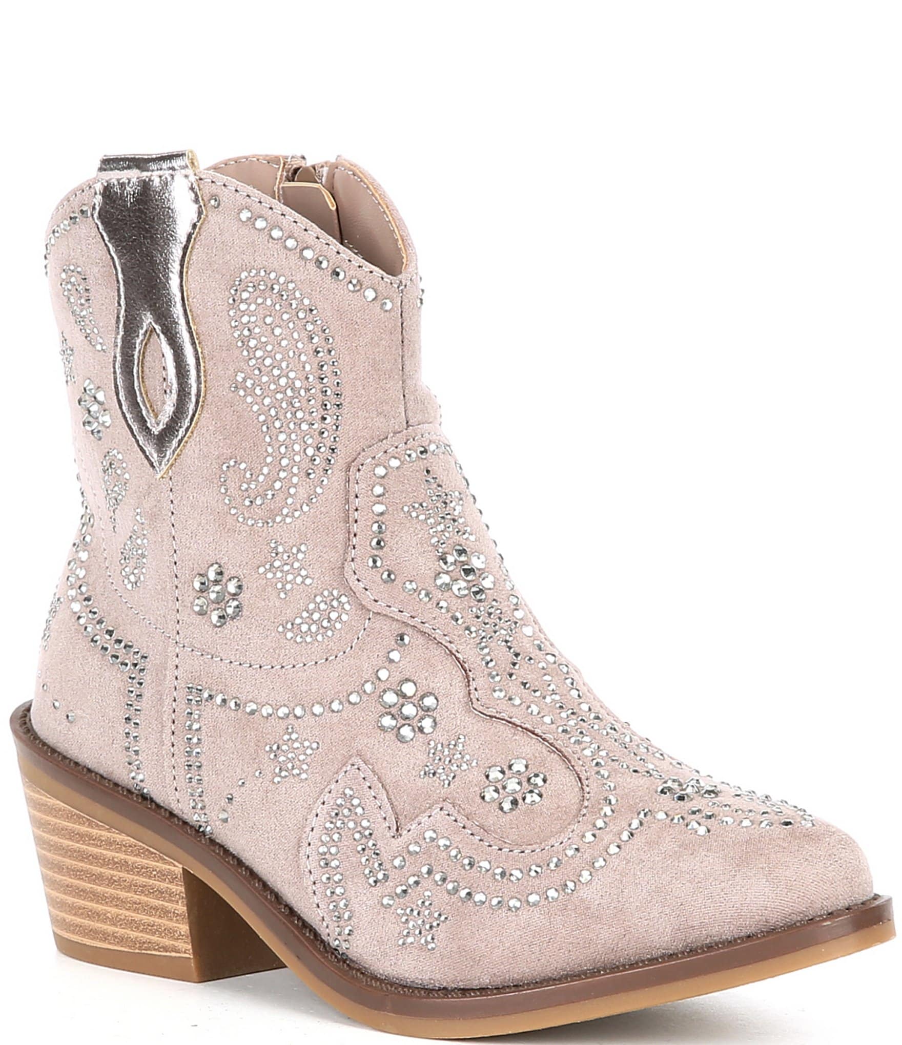 Steve Madden Girls J Blakee Rhinestone Western Boots Youth Dillard s