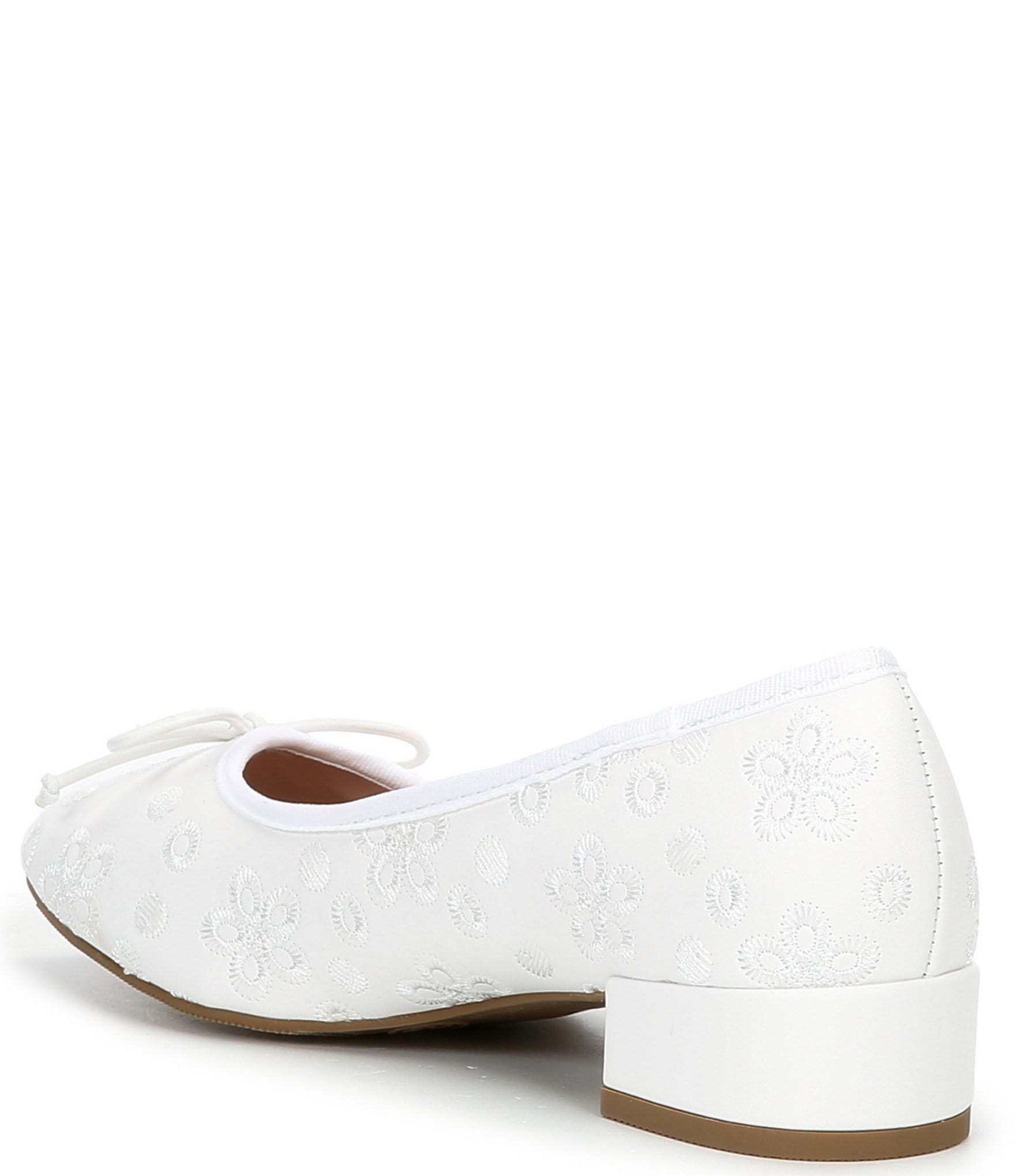 Steve Madden Girls' J-Cherish Floral Eyelet Bow Pumps (Youth)