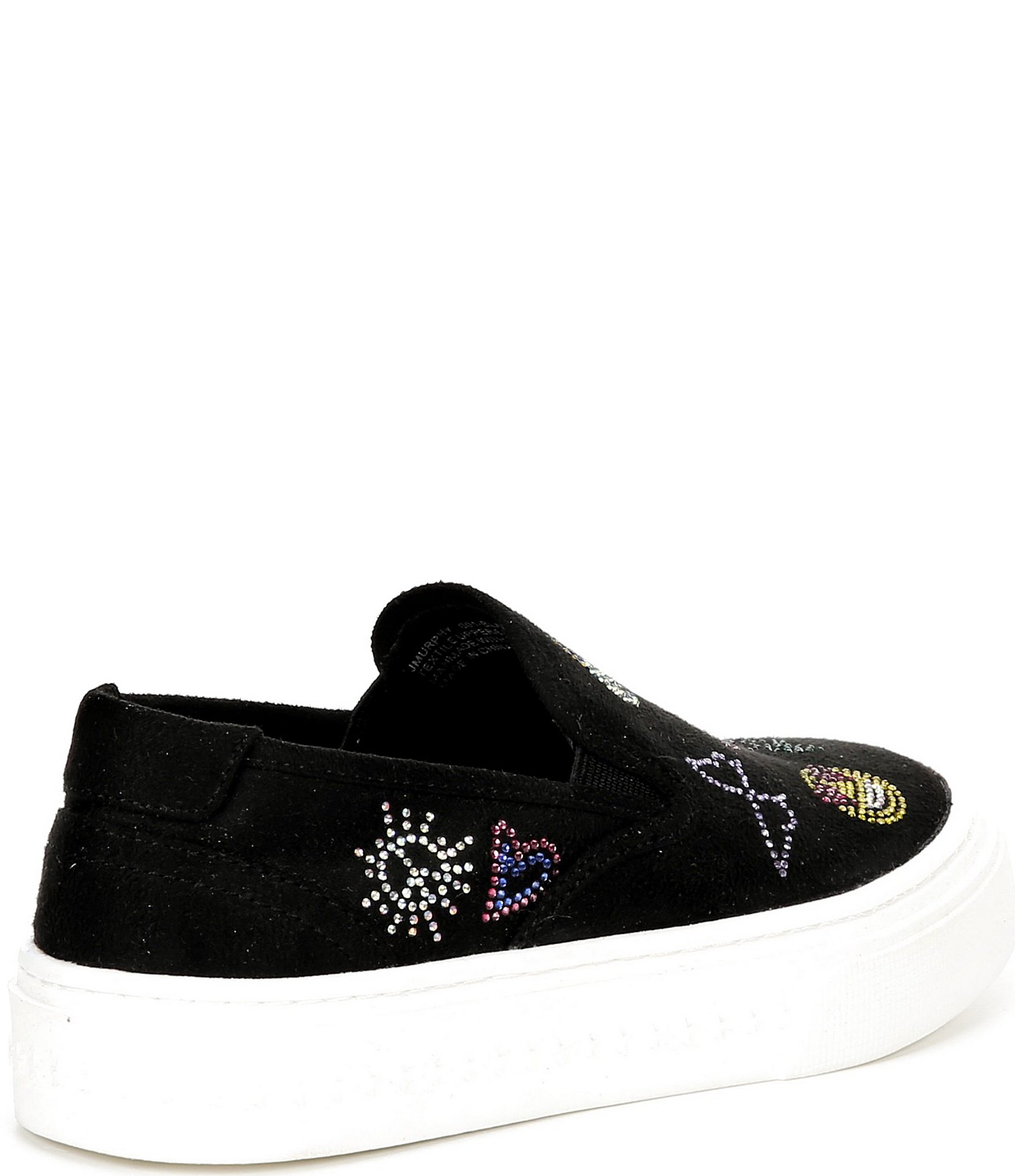 Steve Madden Girls' J-Murphy Rhinestone Graphic Sneakers (Youth)