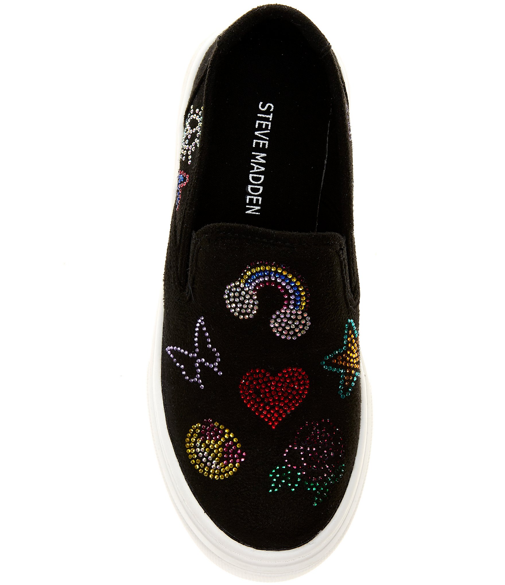 Steve Madden Girls' J-Murphy Rhinestone Graphic Sneakers (Youth)