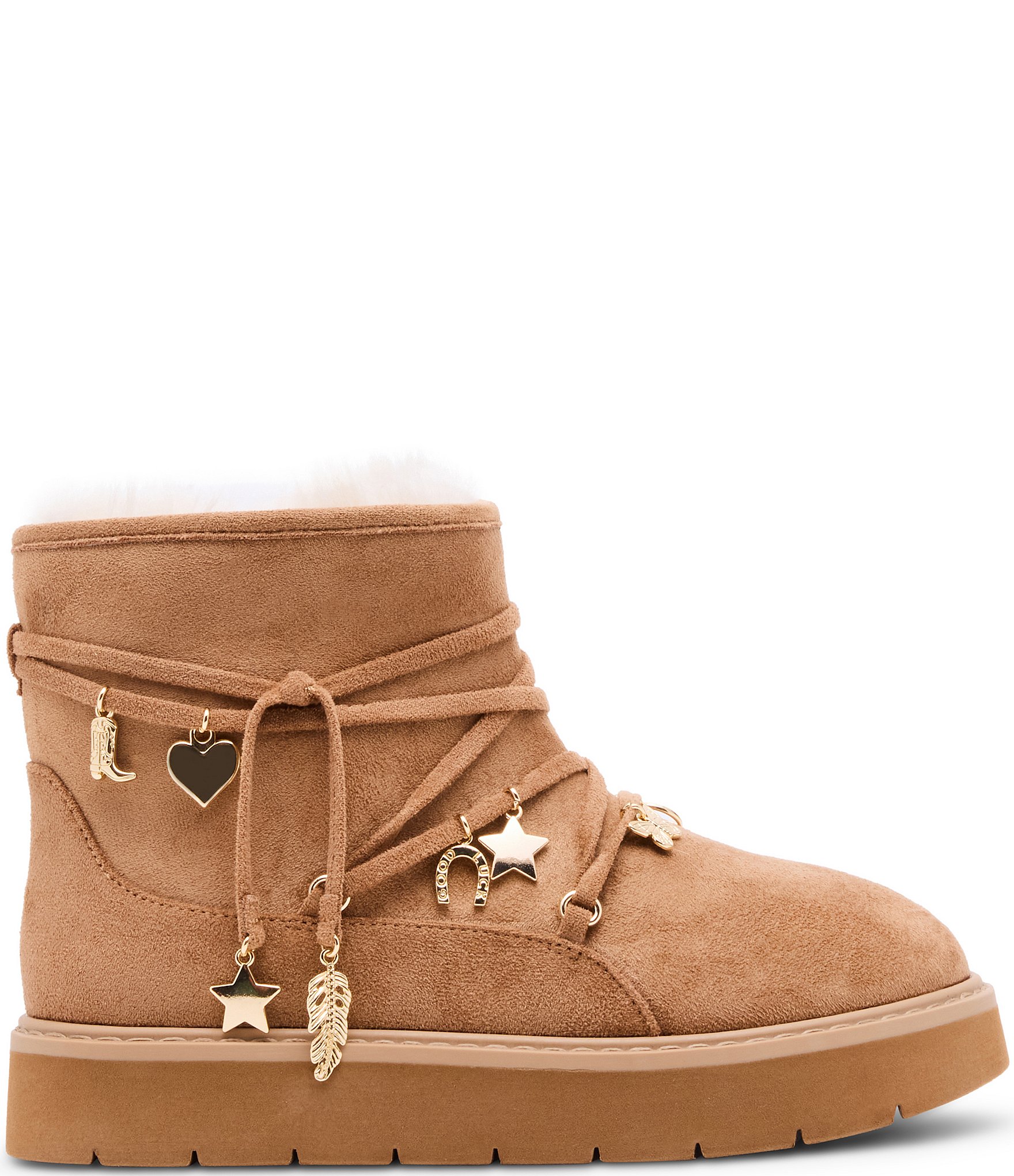Steve Madden Girls' J-Sigma Charm Hardware Boots (Youth)