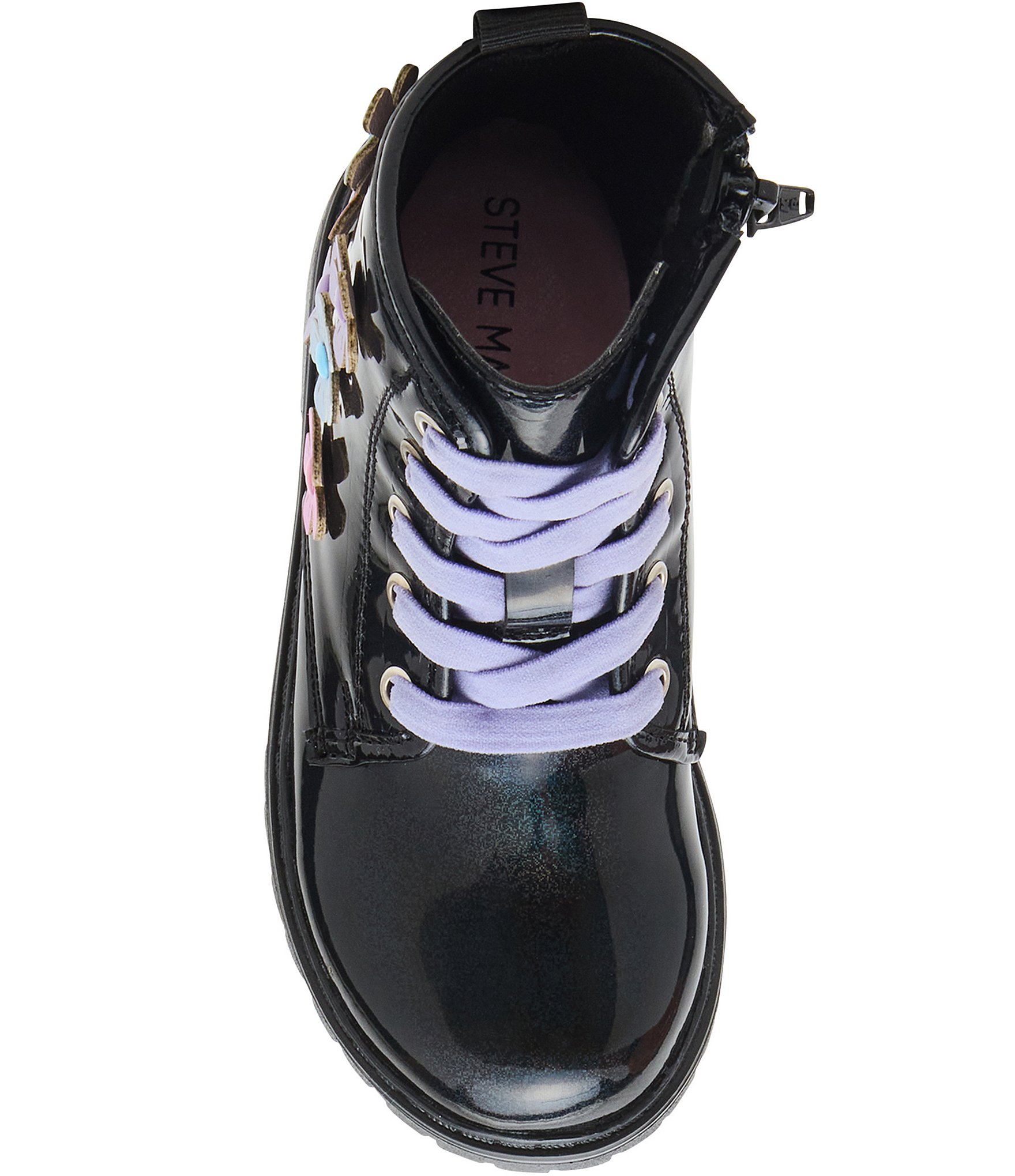 Steve Madden Girls' T-Fritz Floral Combat Boots (Toddler)