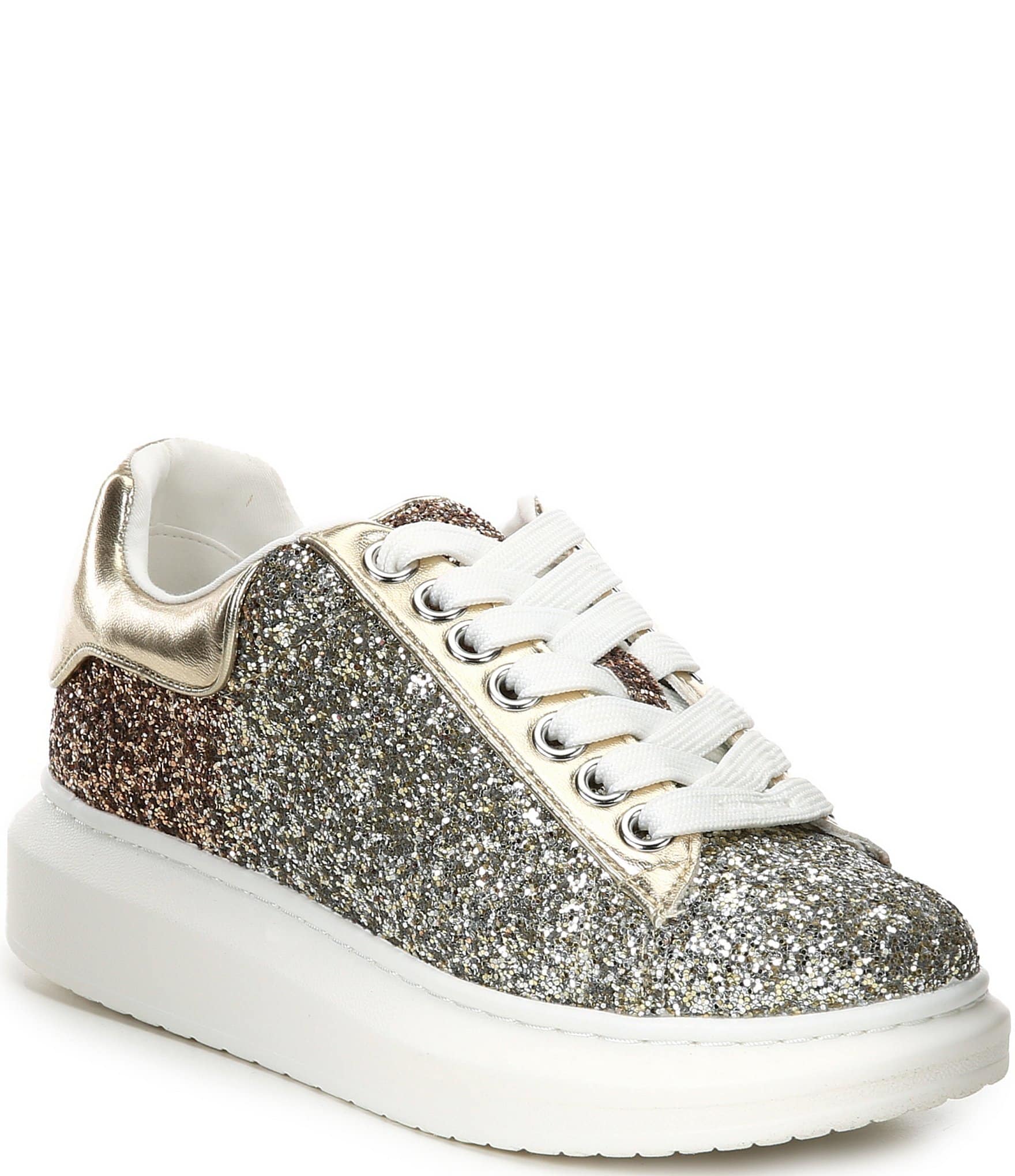 Steve Madden Glacer-G Glitter Platform Sneakers | Dillard's