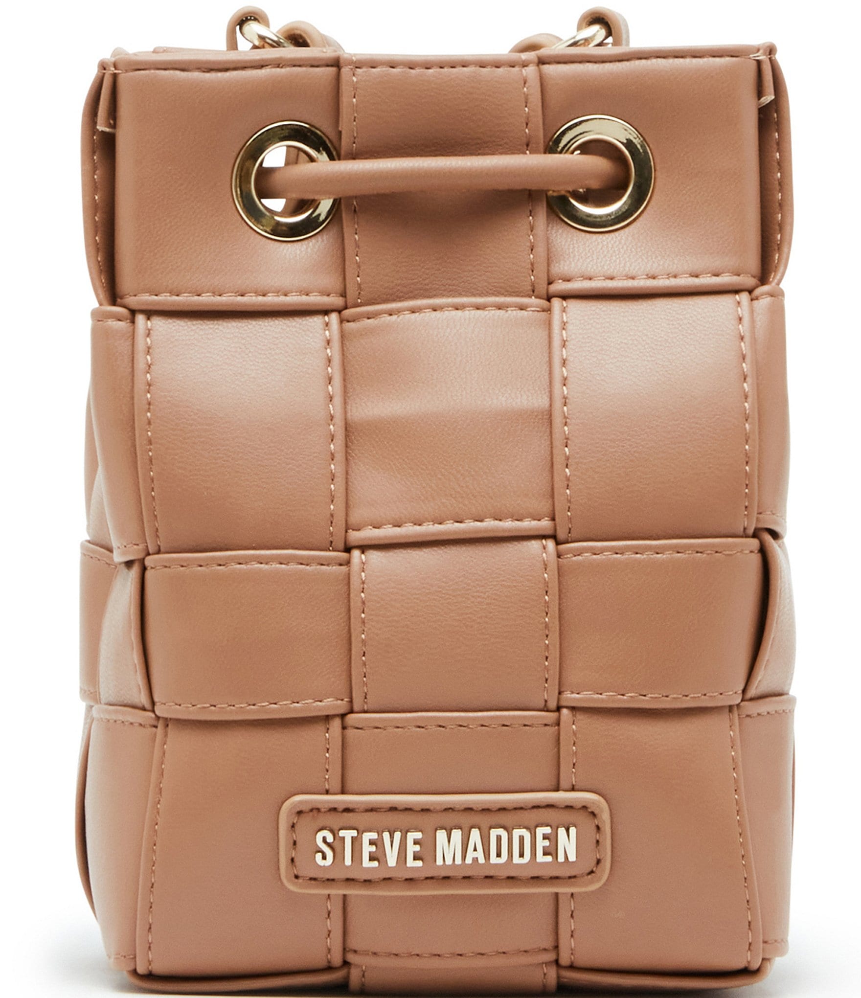 Steve Madden Bjamie Gold Hardware Drawstring Bucket Crossbody Bag CoolSprings Galleria