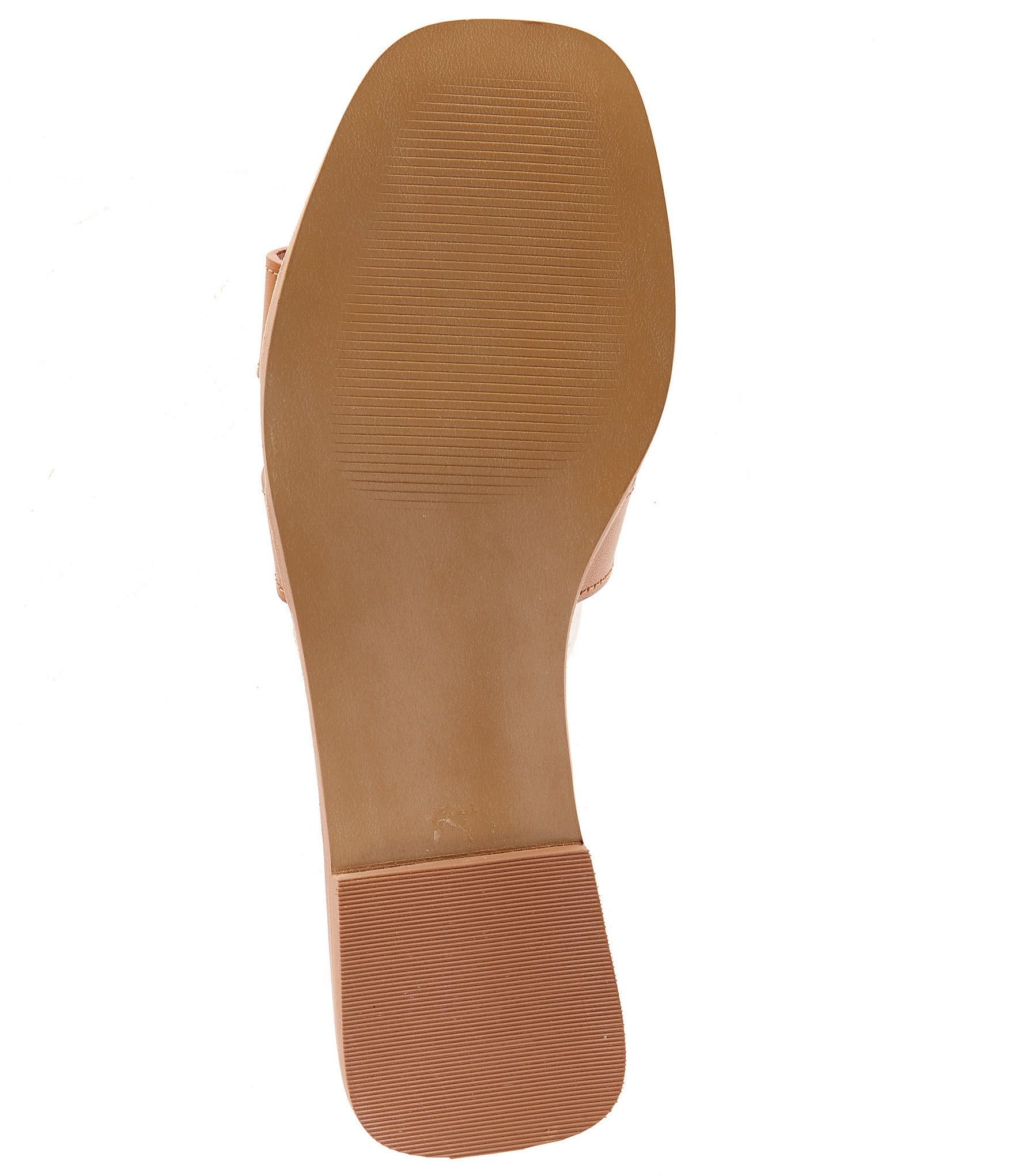 Steve Madden Hadyn Leather Flat Slide Sandals