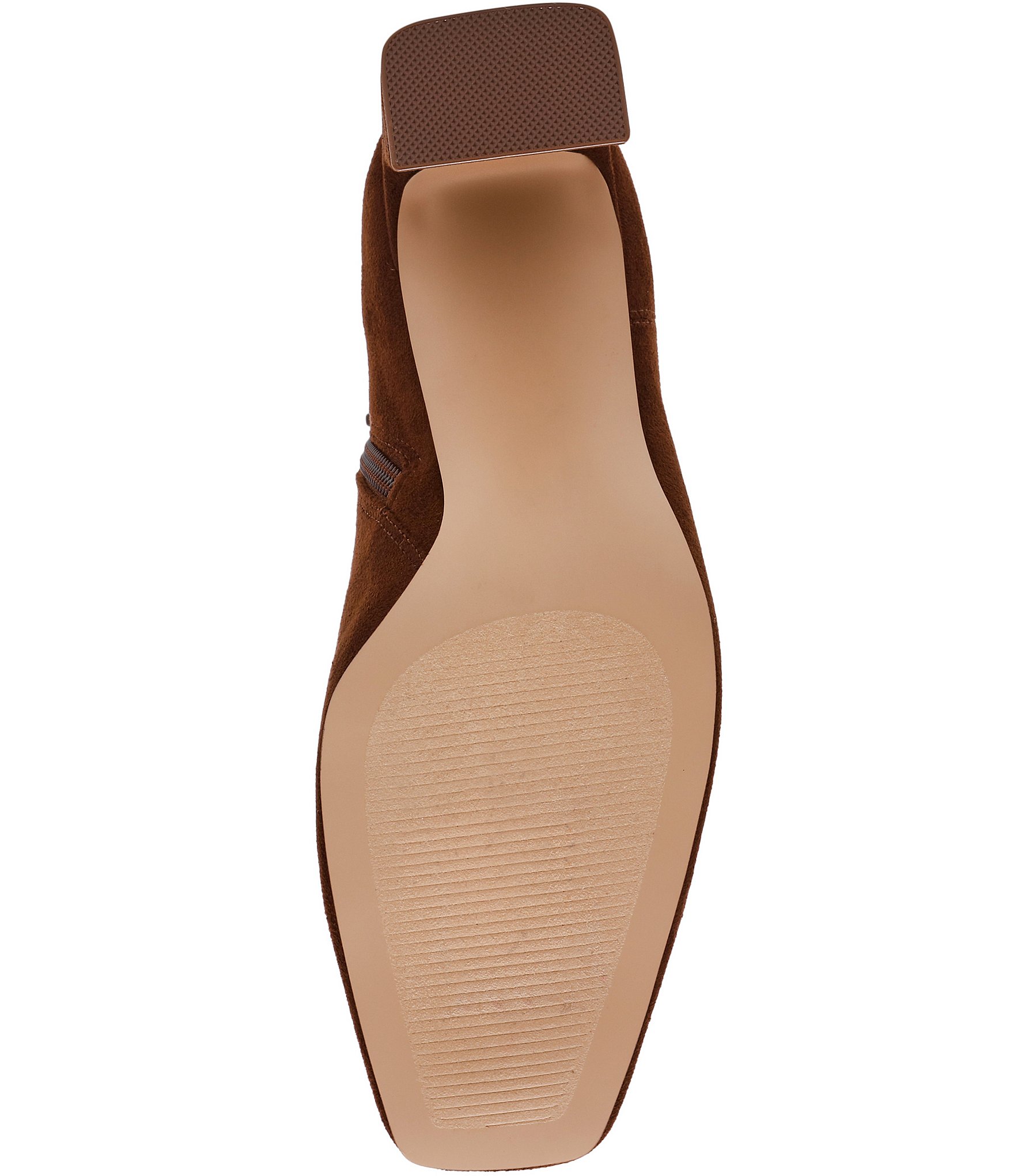 Steve Madden Hunny Microsuede Block Heel Tall Boots