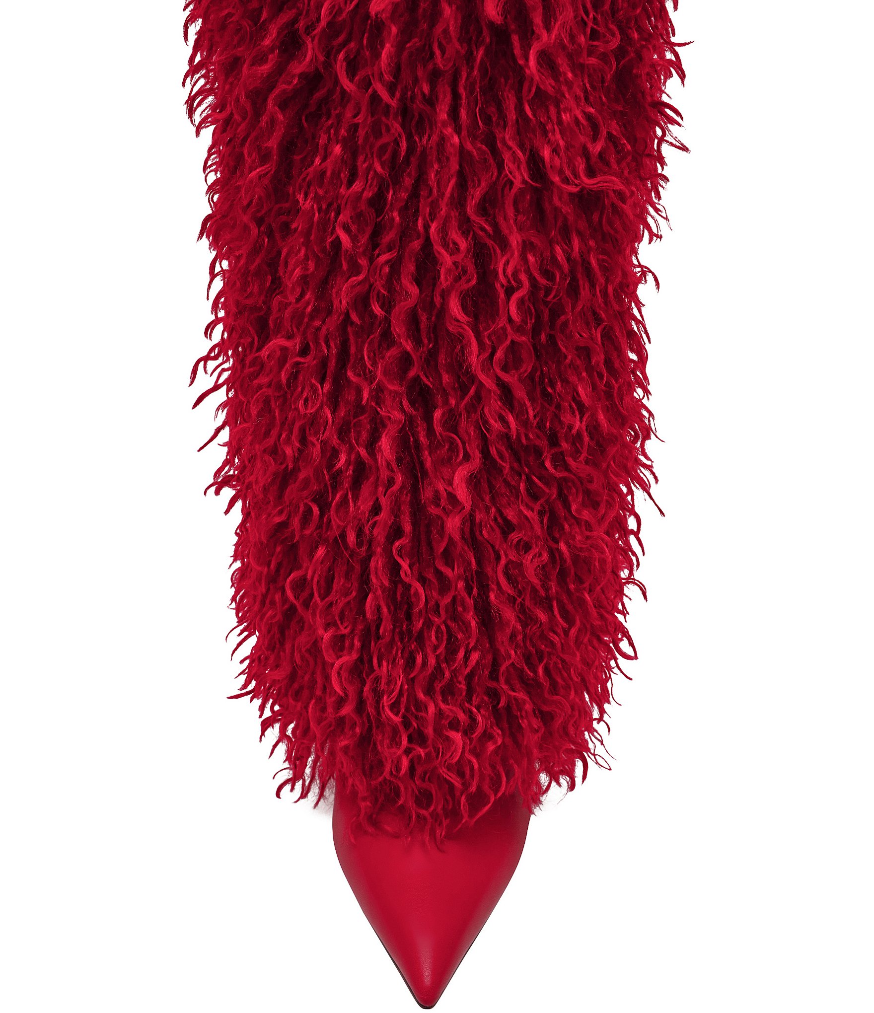 Steve Madden Icon Faux Fur Fold Over Knee High Boots