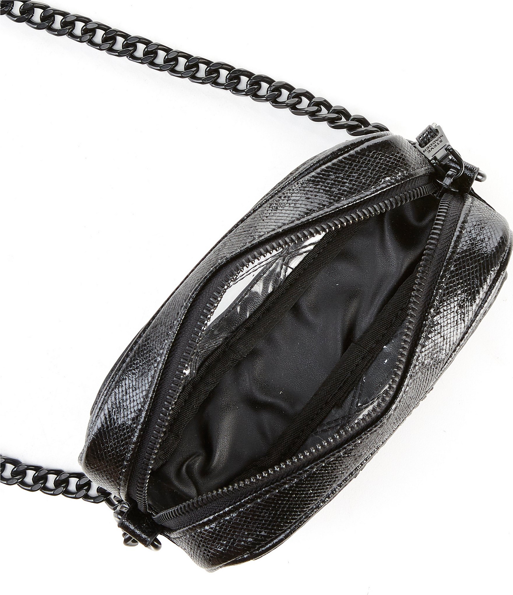 Steve Madden Jelly Clear Camera Crossbody Bag