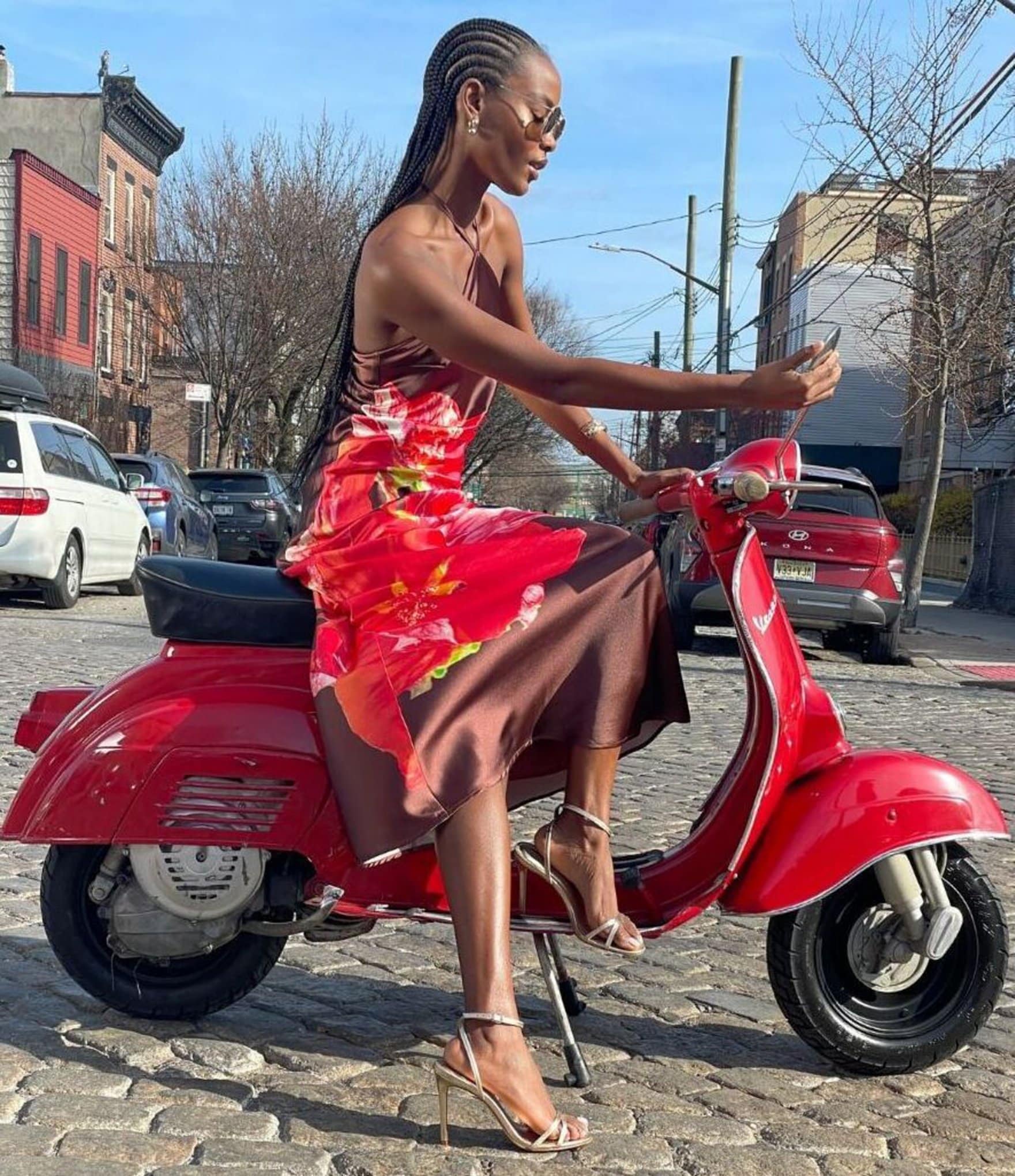 Steve Madden Jypsey Leather Strappy Dress Sandals