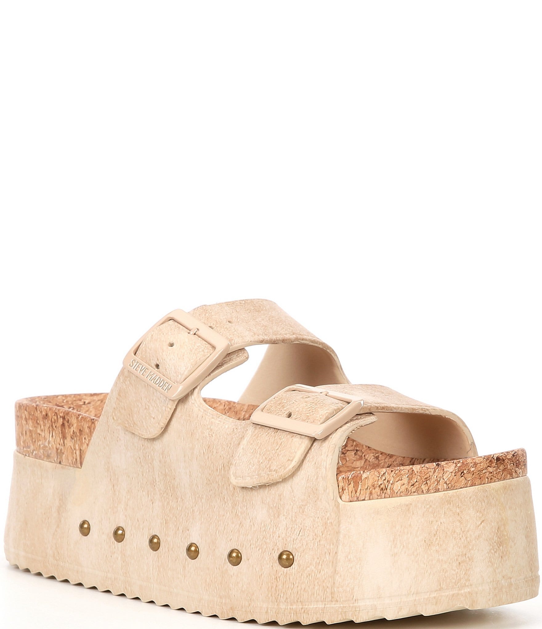 Steve Madden KALI フットベッド サンダル Steve Madden Women's Kali High Platform Footbed Sandals - Macy's