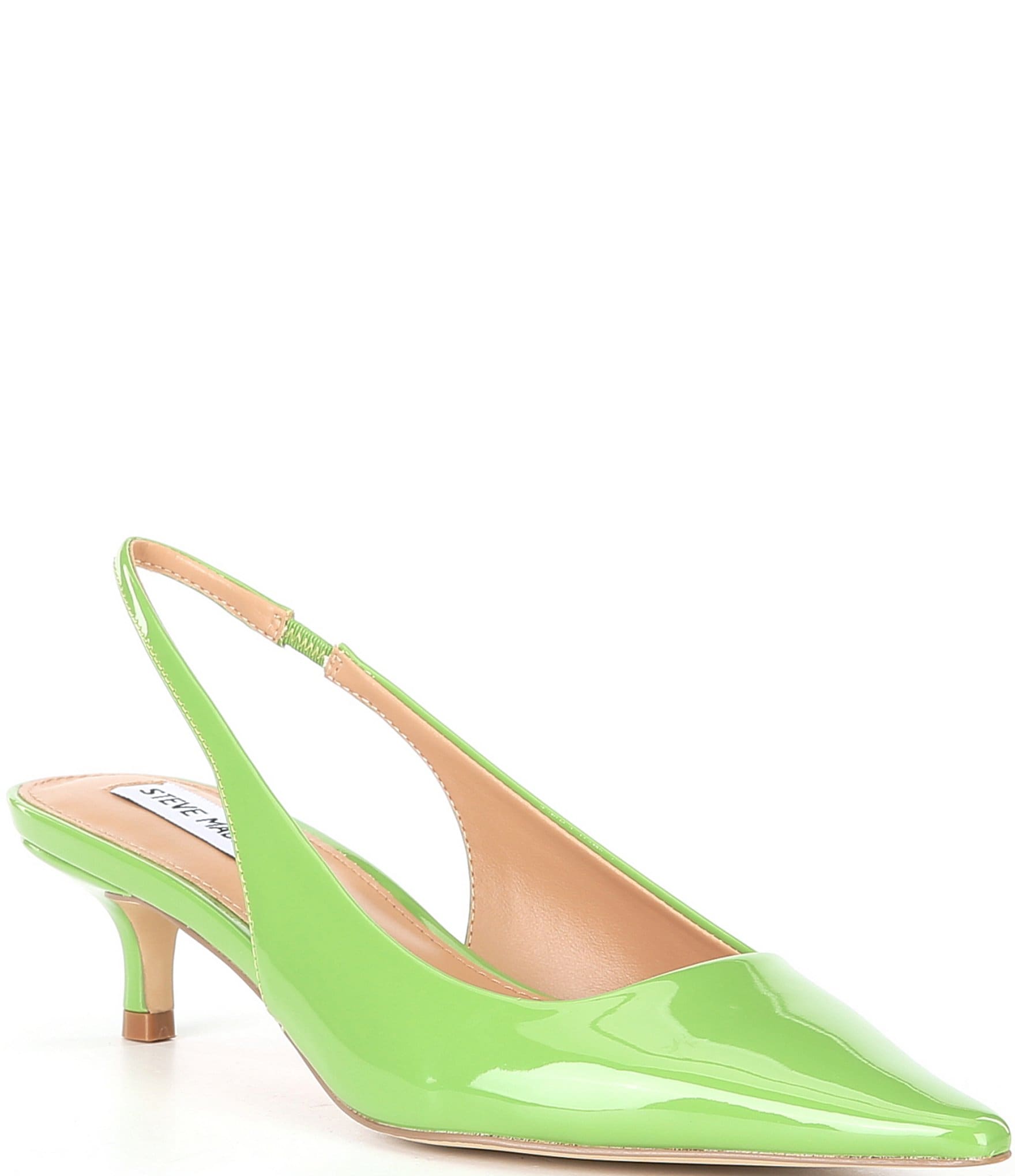 Steve Madden Kari Patent Slingback Kitten Heel Pumps | Dillard's Steve Madden Kari Patent Slingback Kitten Heel Pumps | Dillard's