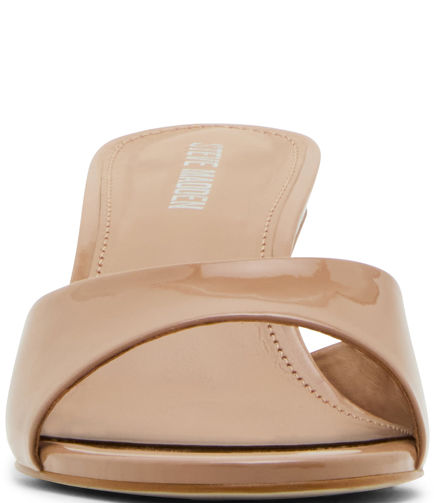 Steve Madden Kendrix Patent Leather Dress Slide Sandals