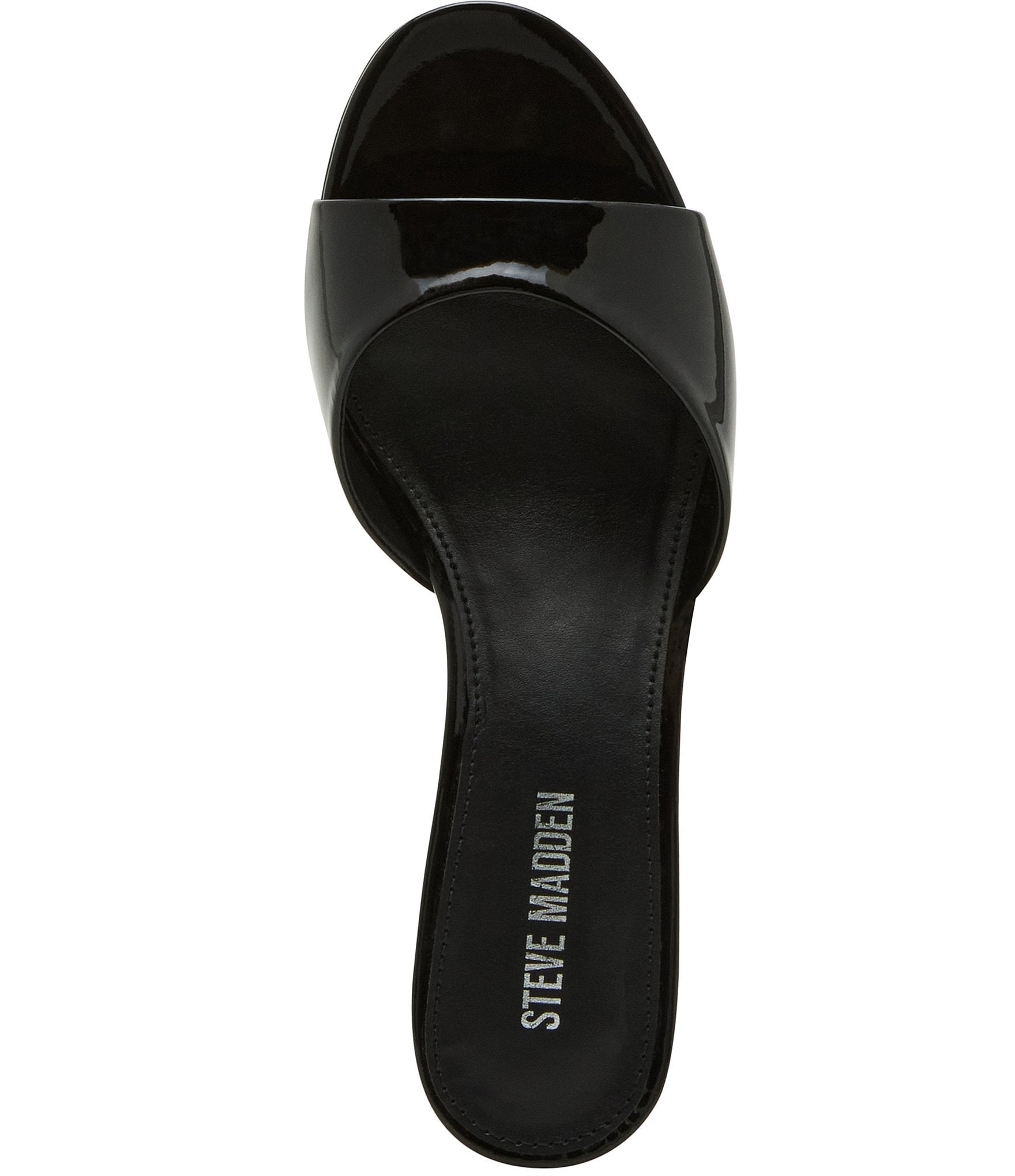 Steve Madden Kendrix Patent Leather Dress Slide Sandals