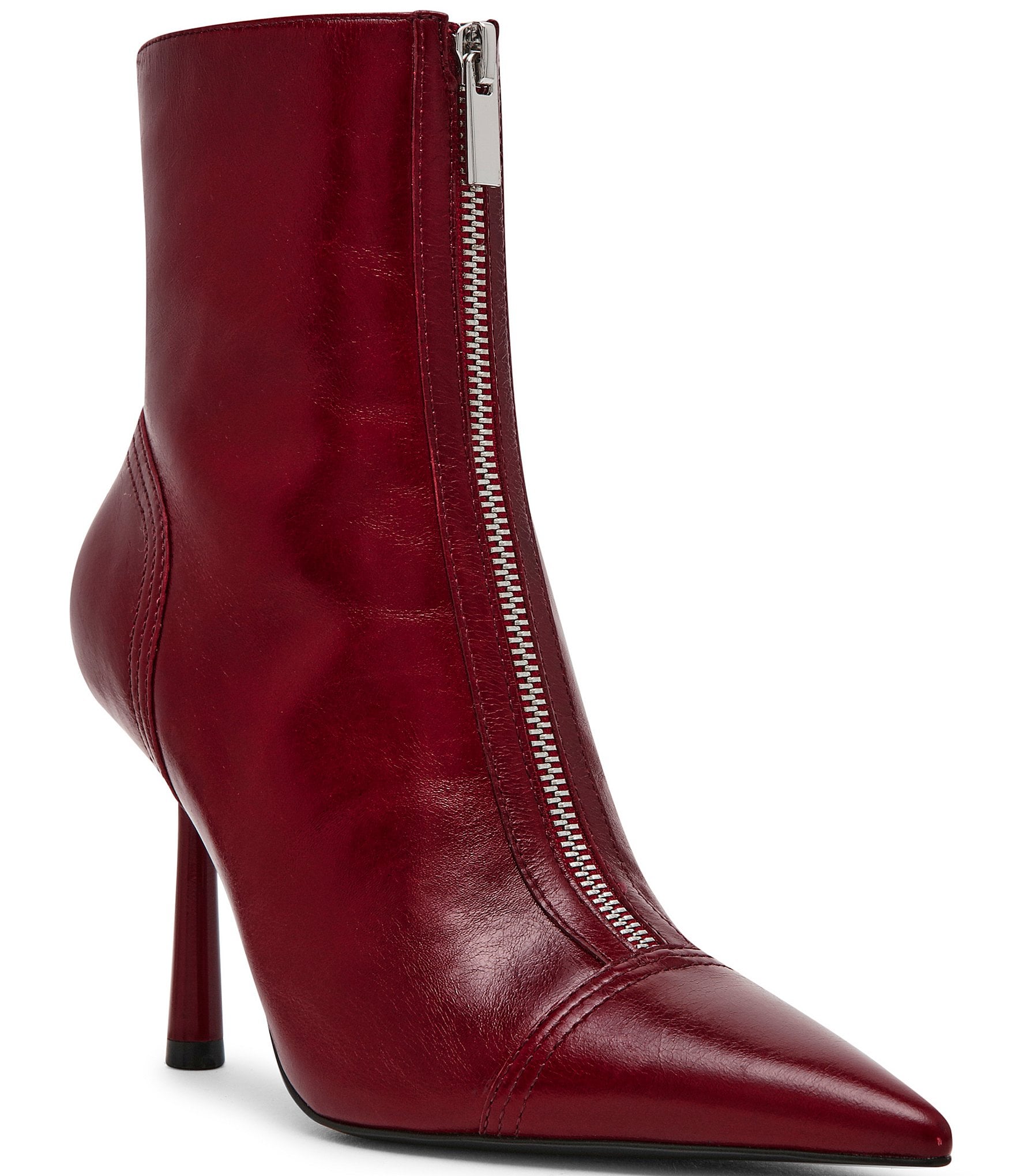 Dillards burgundy boots best sale