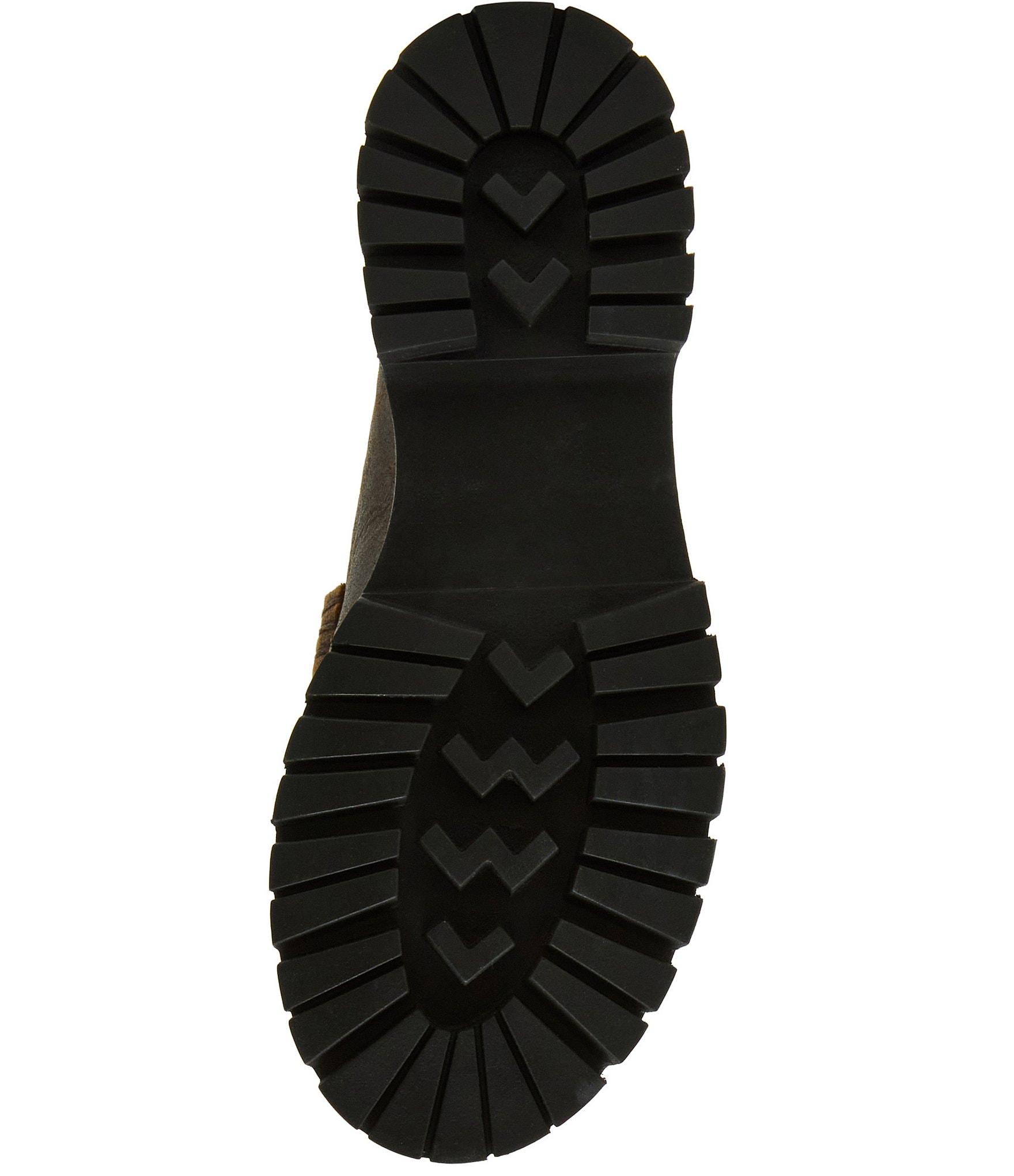 Steve Madden Langsten Distressed Leather Platform Lug Sole Penny Loafers