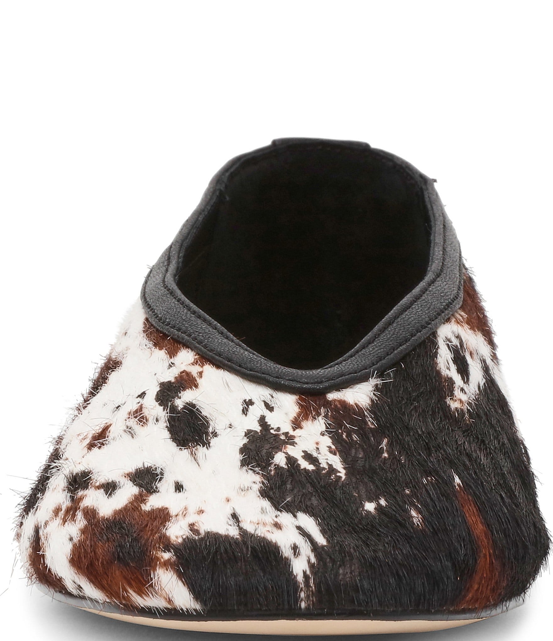 Steve Madden Leni-C Cow Print Haircalf Ballet Flats