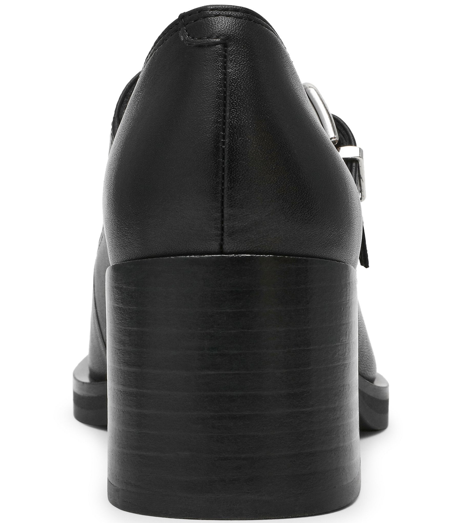 Steve Madden Lisbon Leather Block Heel Mary Jane Pumps