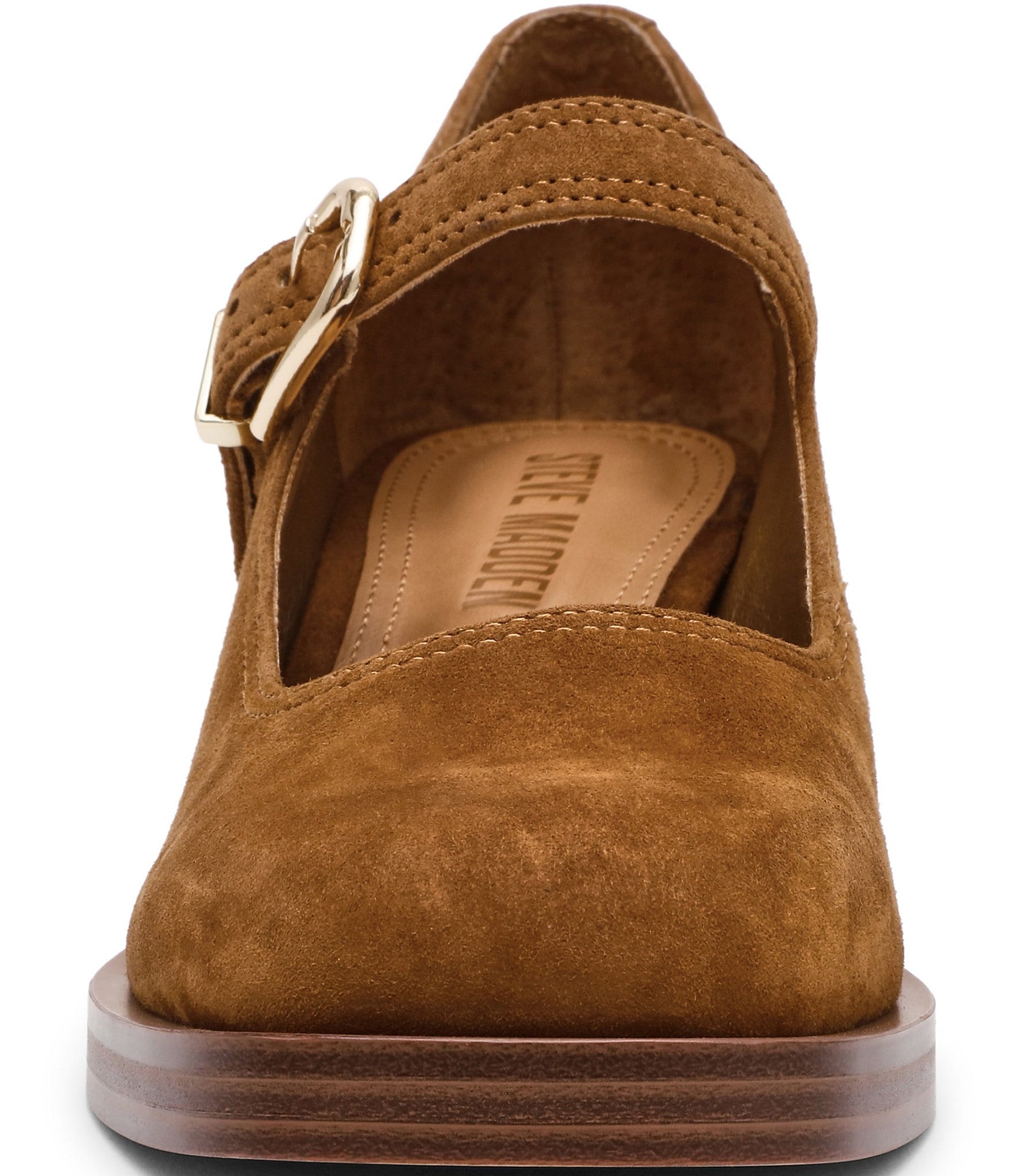 Steve Madden Lisbon Suede Block Heel Mary Jane Pumps