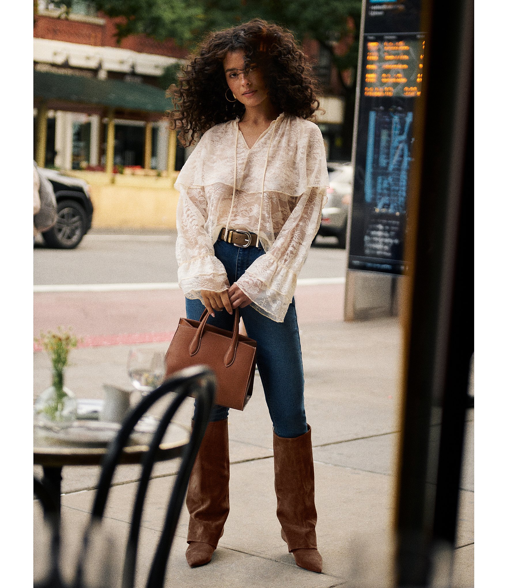 Steve Madden Luca Suede Cuffed Kitten Heel Boots