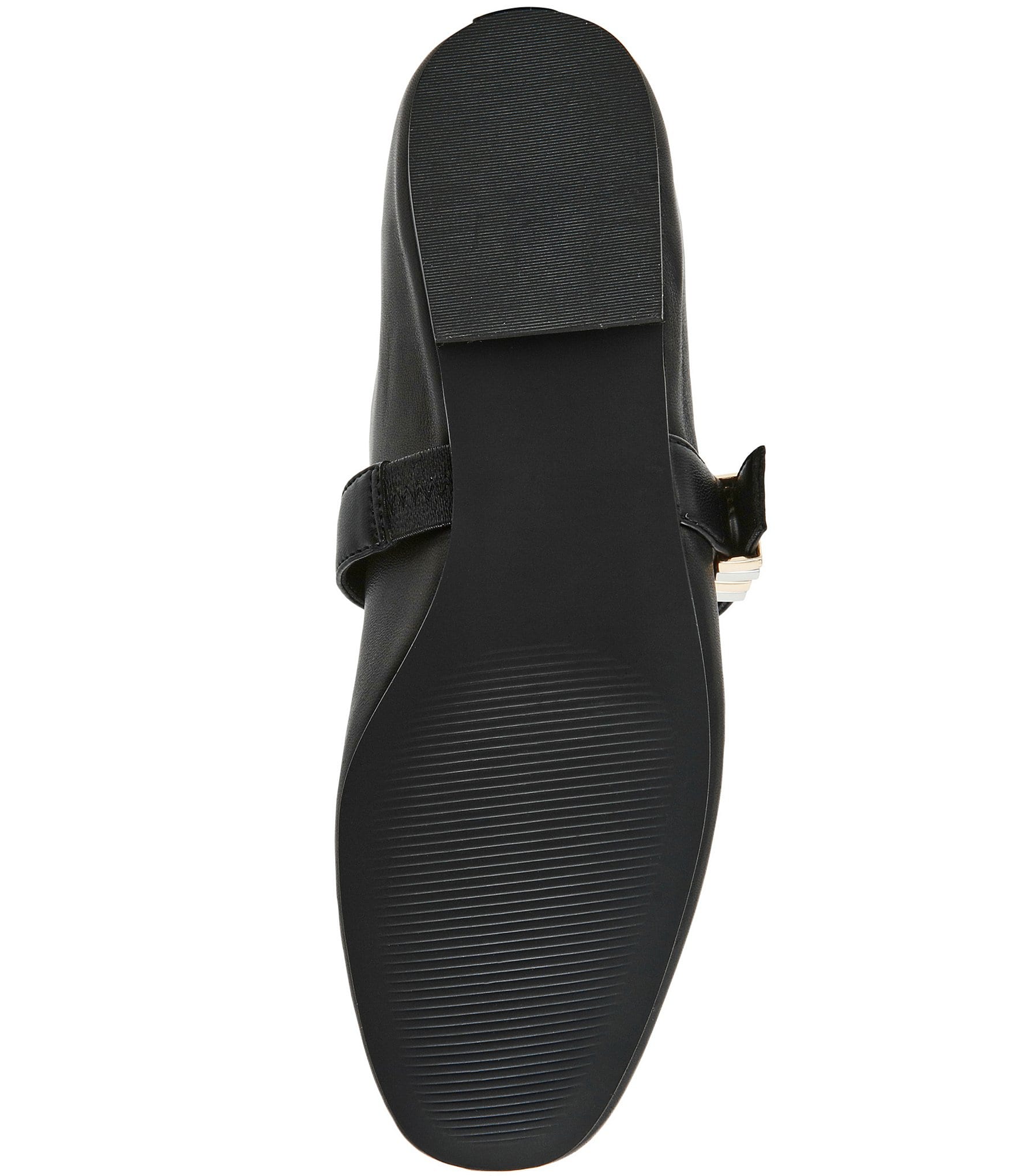 Steve Madden Lucia Leather Buckle Hardware Mary Jane Ballet Flats