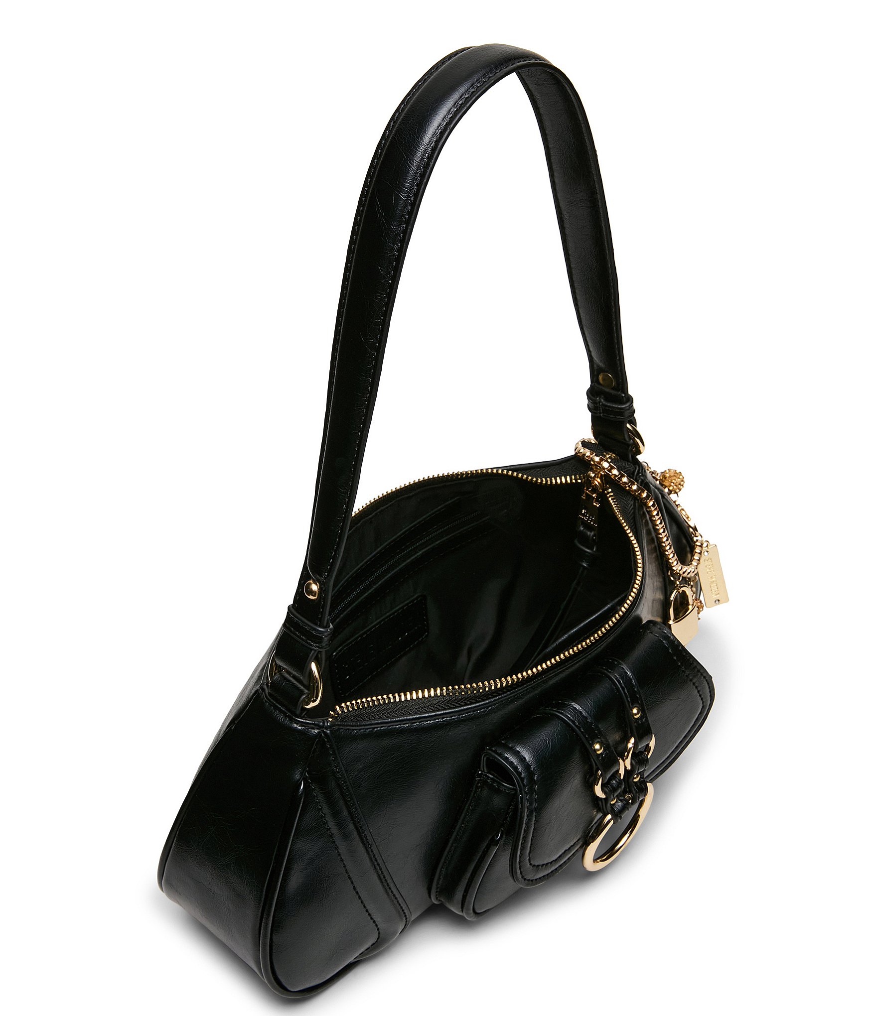 Steve Madden Luxxar Padlock Charm Shoulder Bag