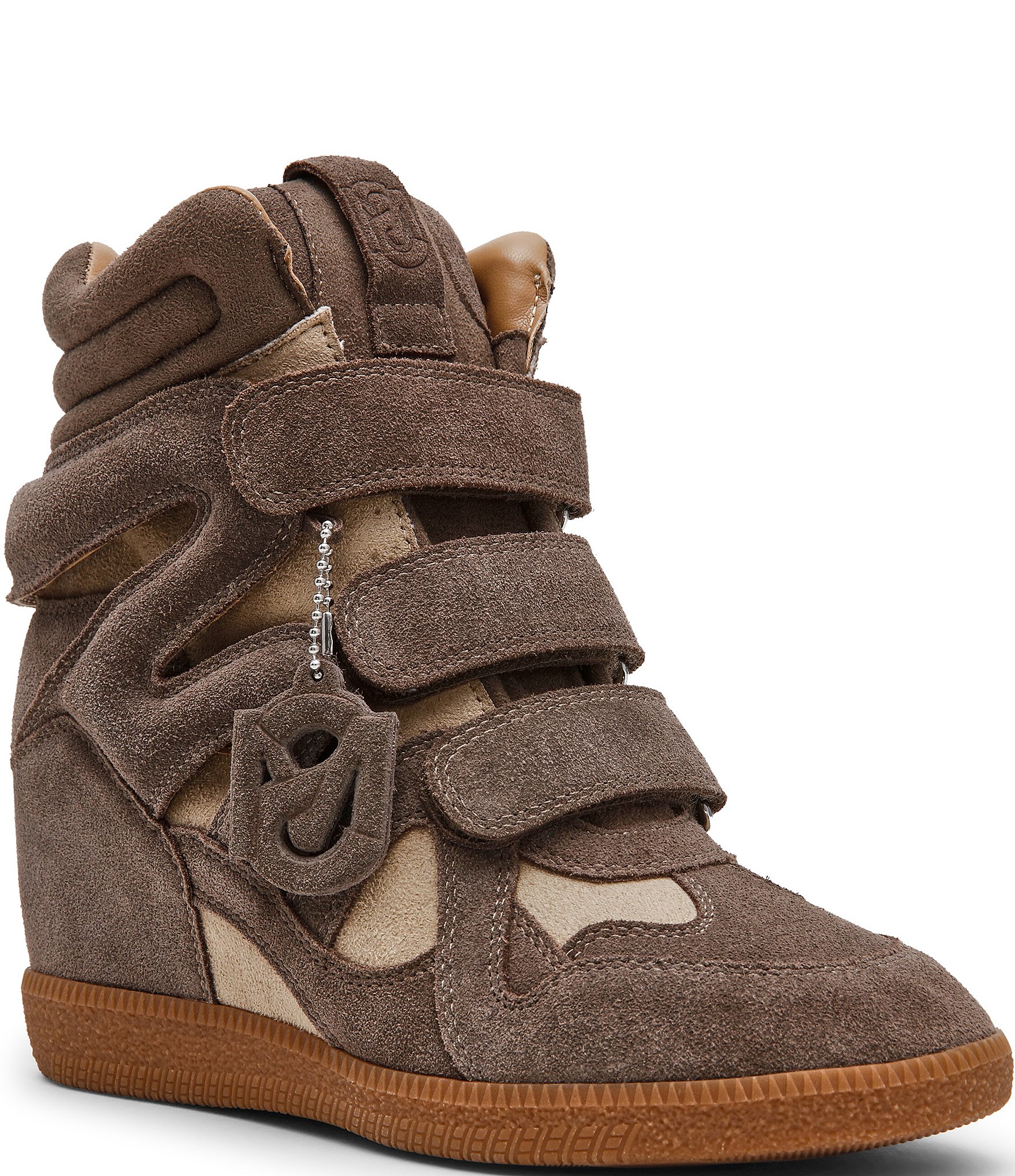 Steve Madden Mavis Suede High Top Wedge Sneakers