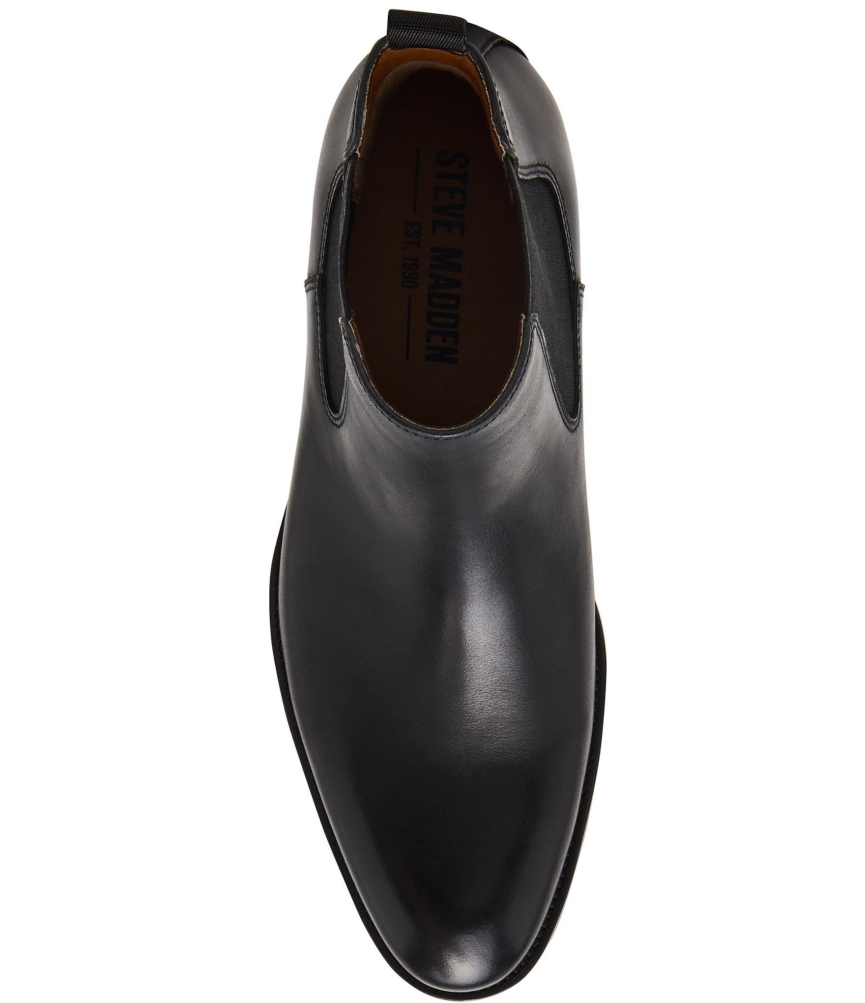 Steve Madden Men's Brompton Leather Chelsea Boots