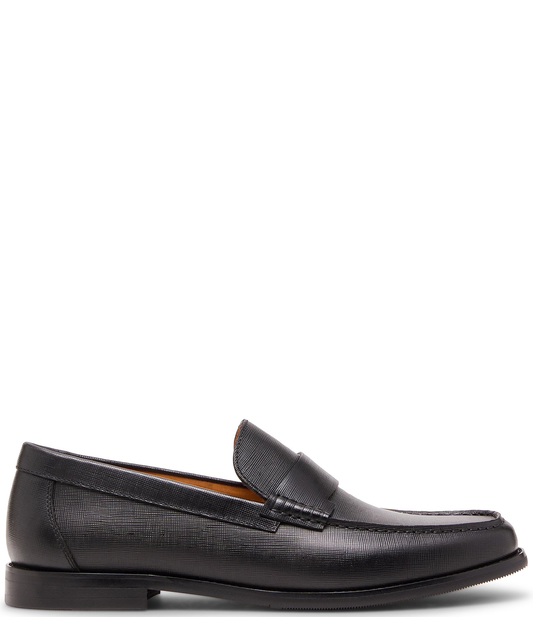 Steve Madden Men's Colver Leather Slip on Loafers