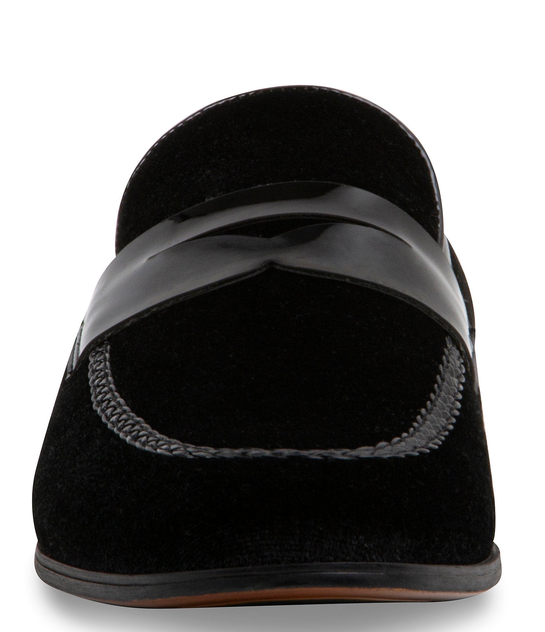 Steve Madden Men's Crescent Velvet Penny Keeper Dress Slip-Ons