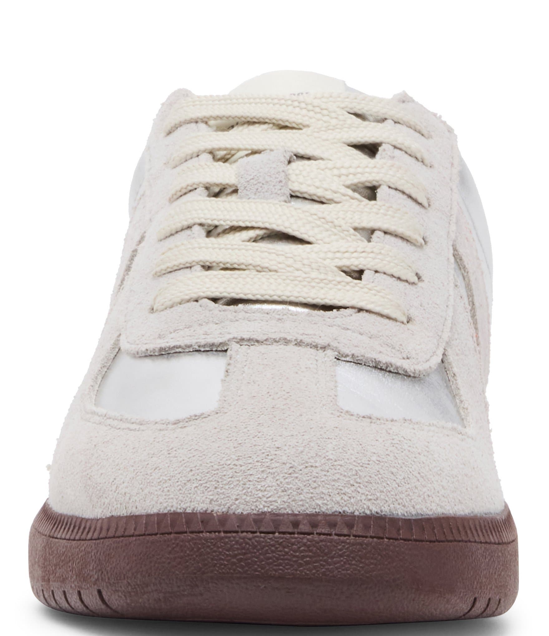 Steve Madden Men's Dixon Leather and Suede Low-Top Gum Sole Sneakers